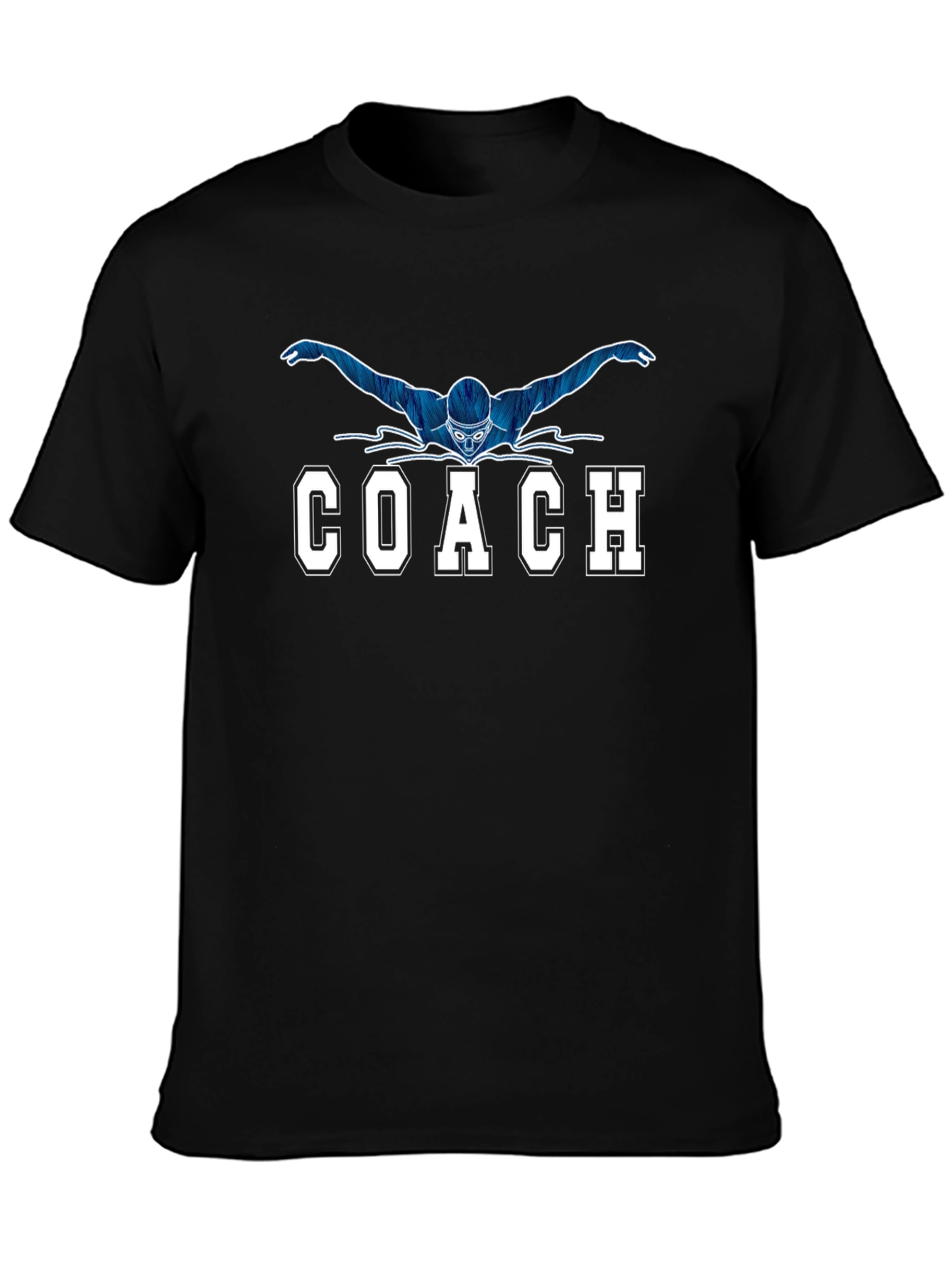 Swimmer Coach Graphic T-Shirt