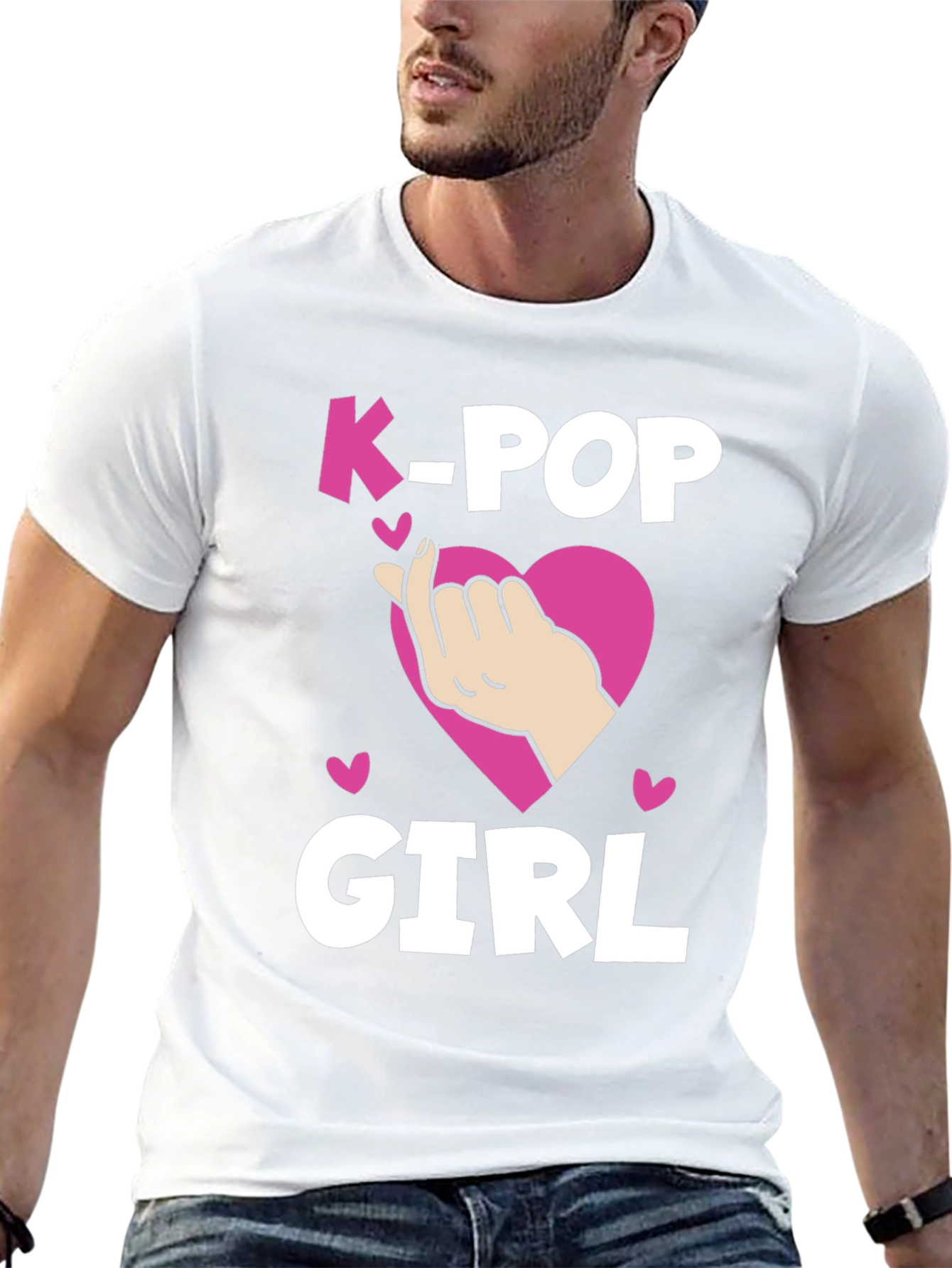 K-Pop Girl Heart T-Shirt