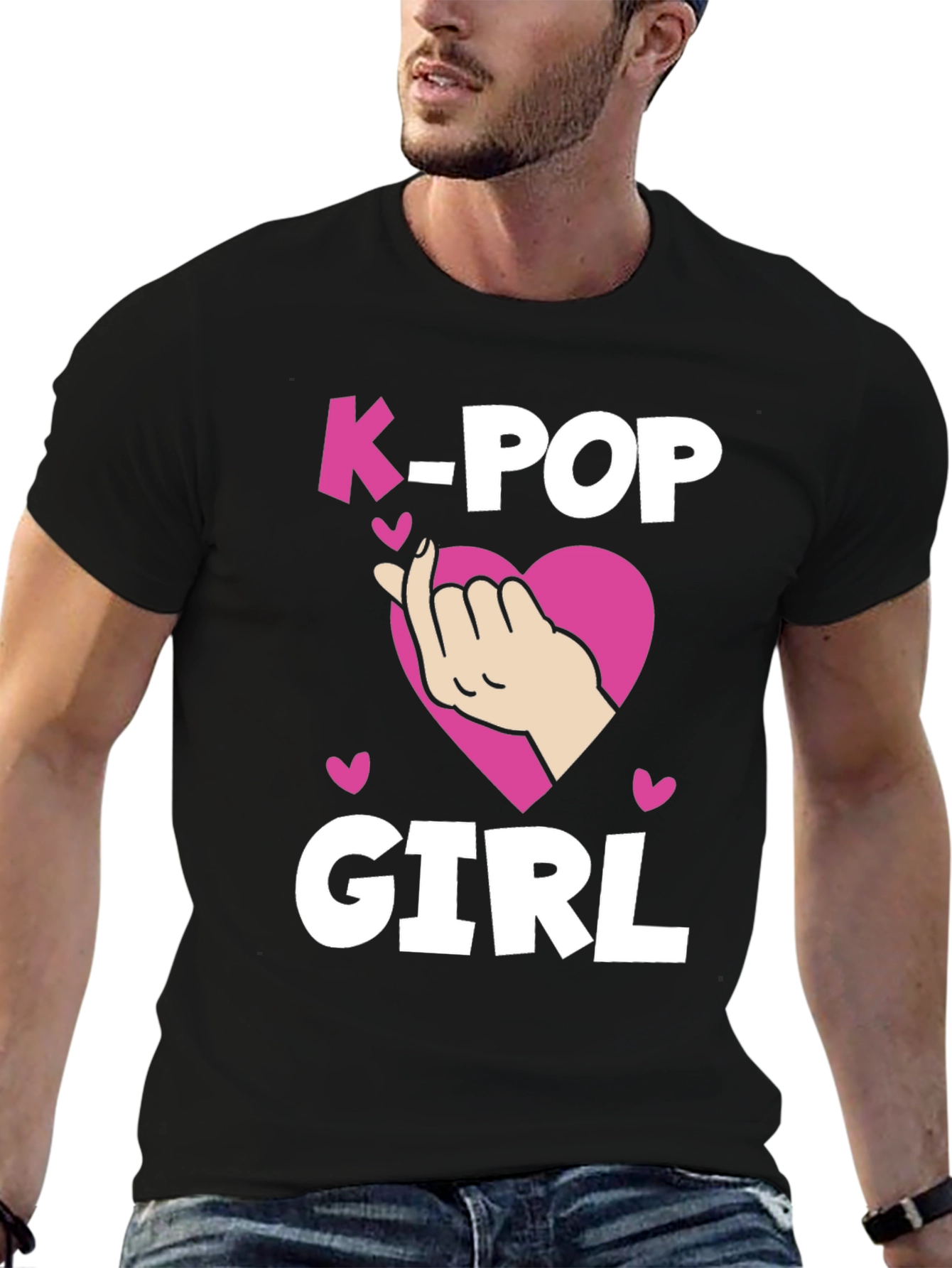 K-Pop Girl Heart T-Shirt