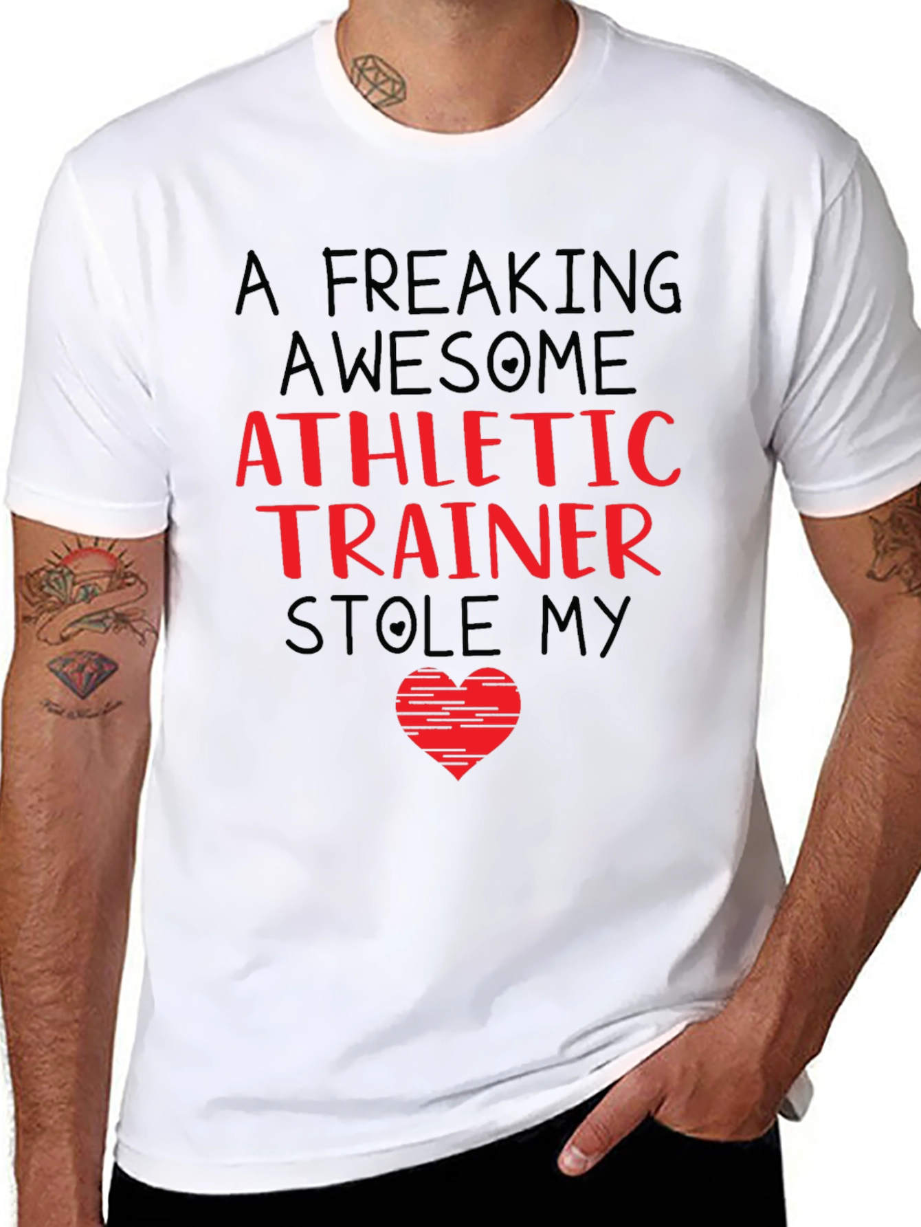 Awesome Athletic Trainer Graphic Tee