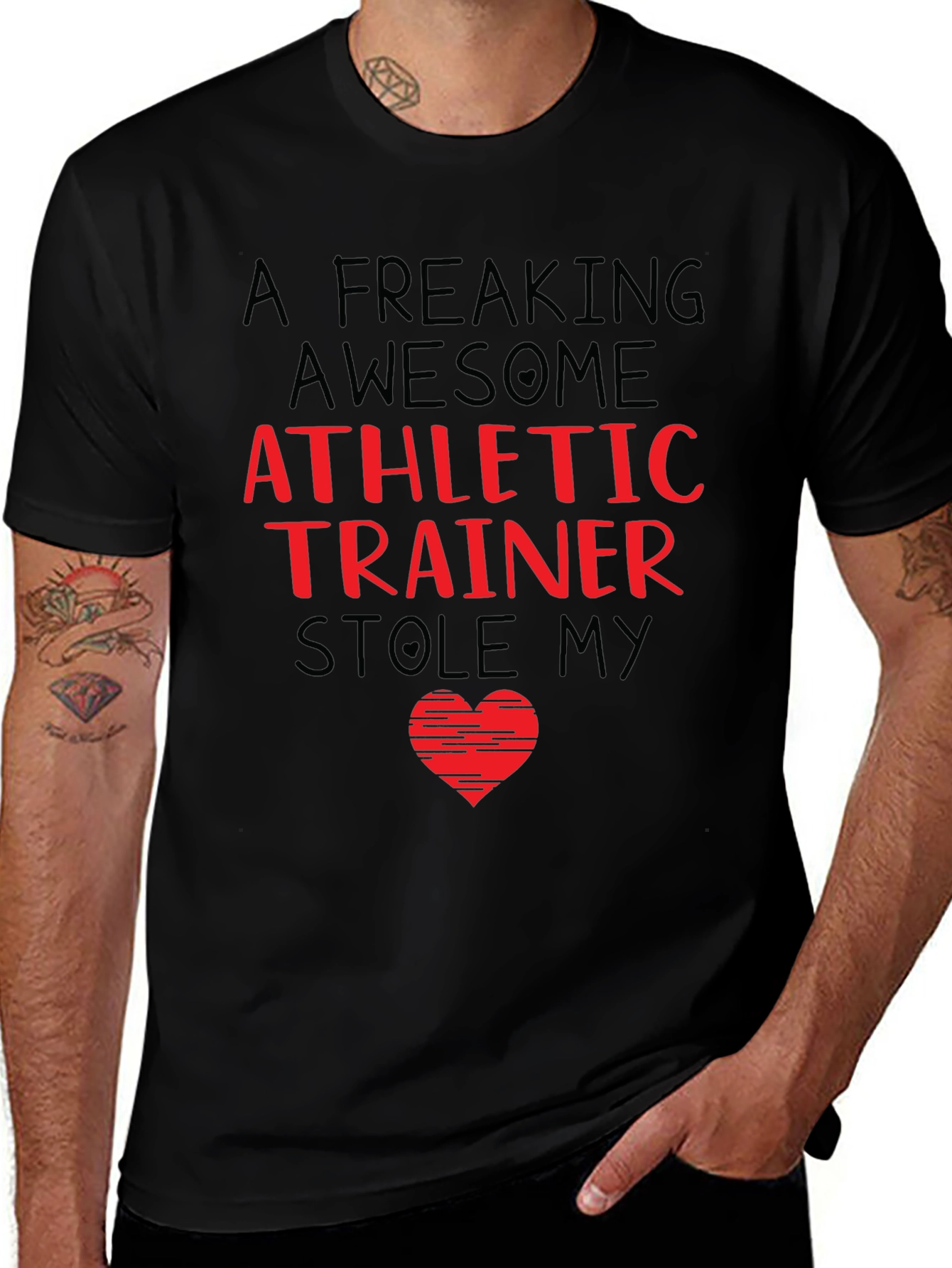 Awesome Athletic Trainer Graphic Tee