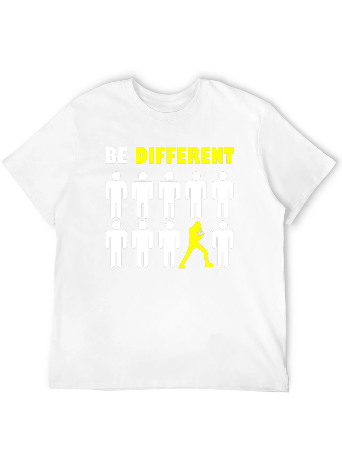 Be Different Graphic Tee - Bold Statement Shirt