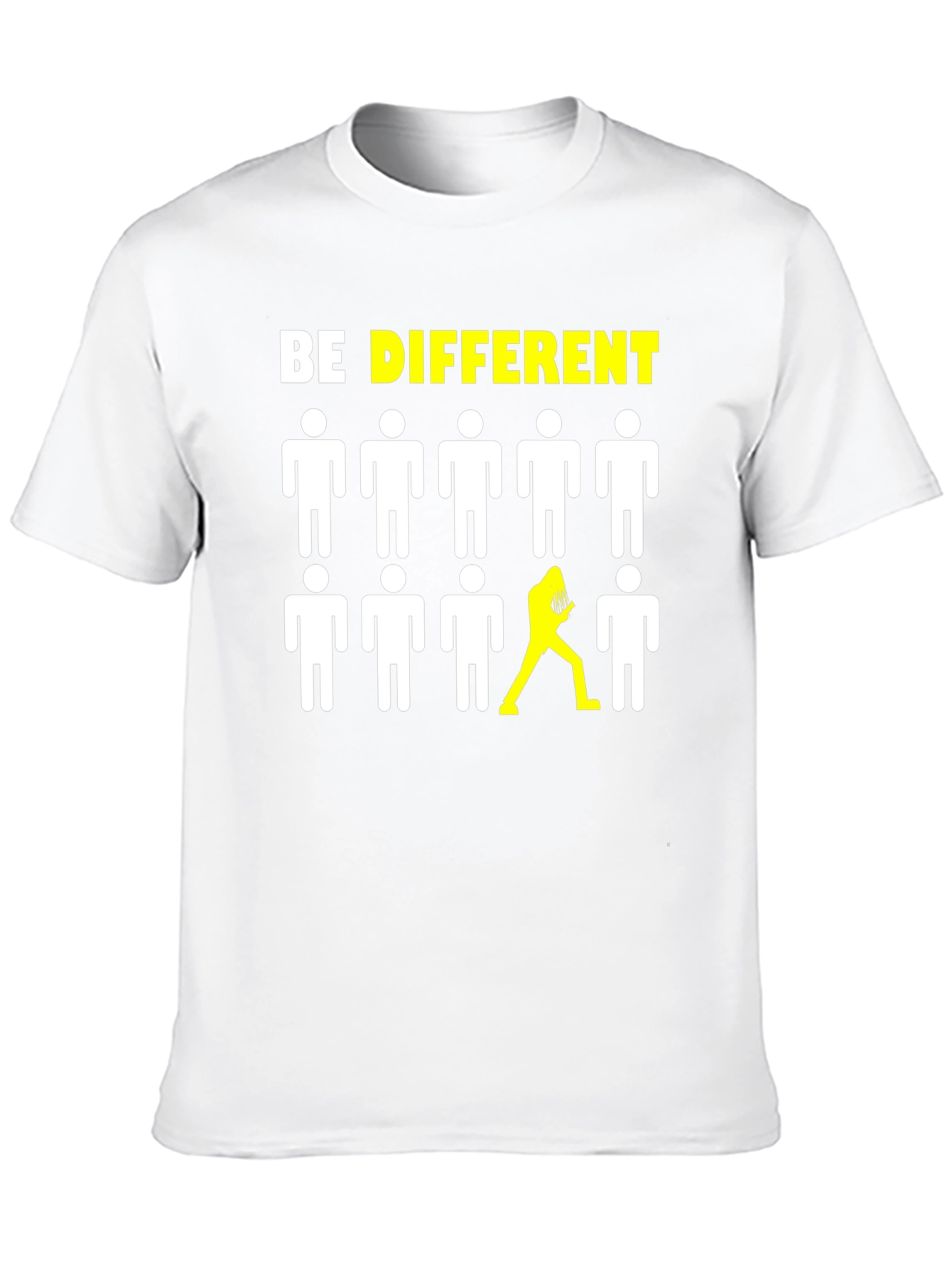 Be Different Graphic Tee - Bold Statement Shirt