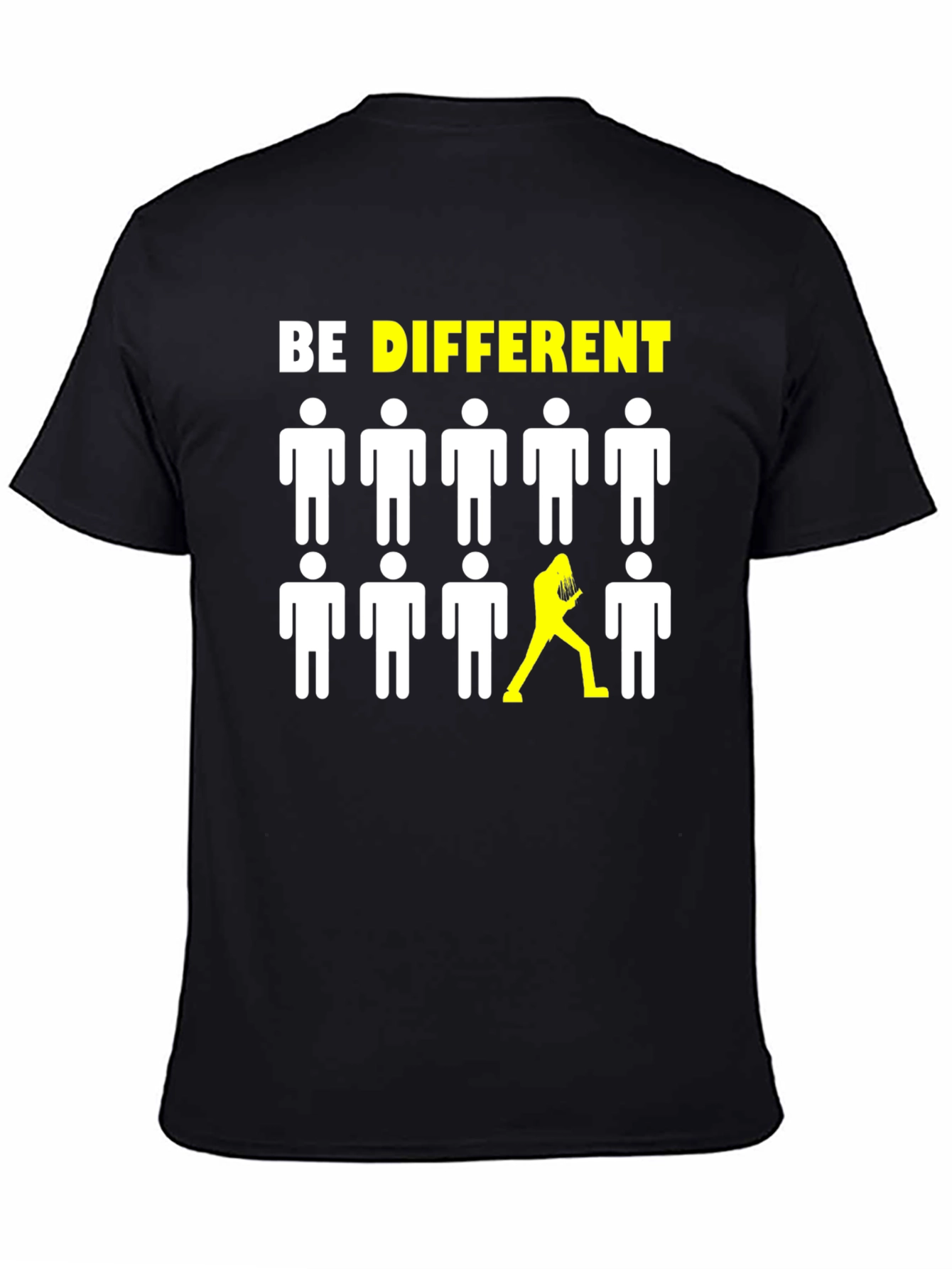 Be Different Graphic Tee - Bold Statement Shirt