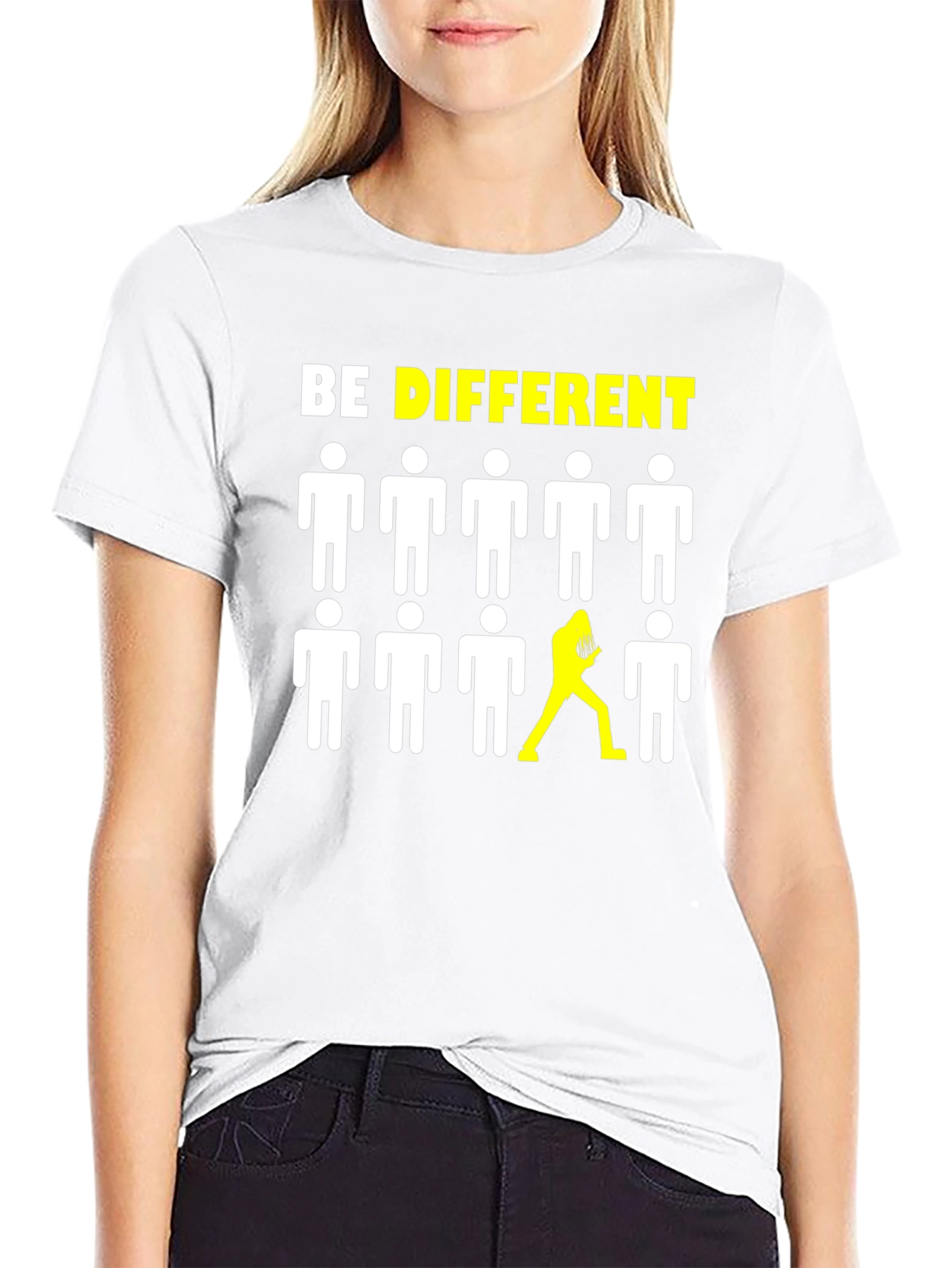 Be Different Graphic Tee - Bold Statement Shirt