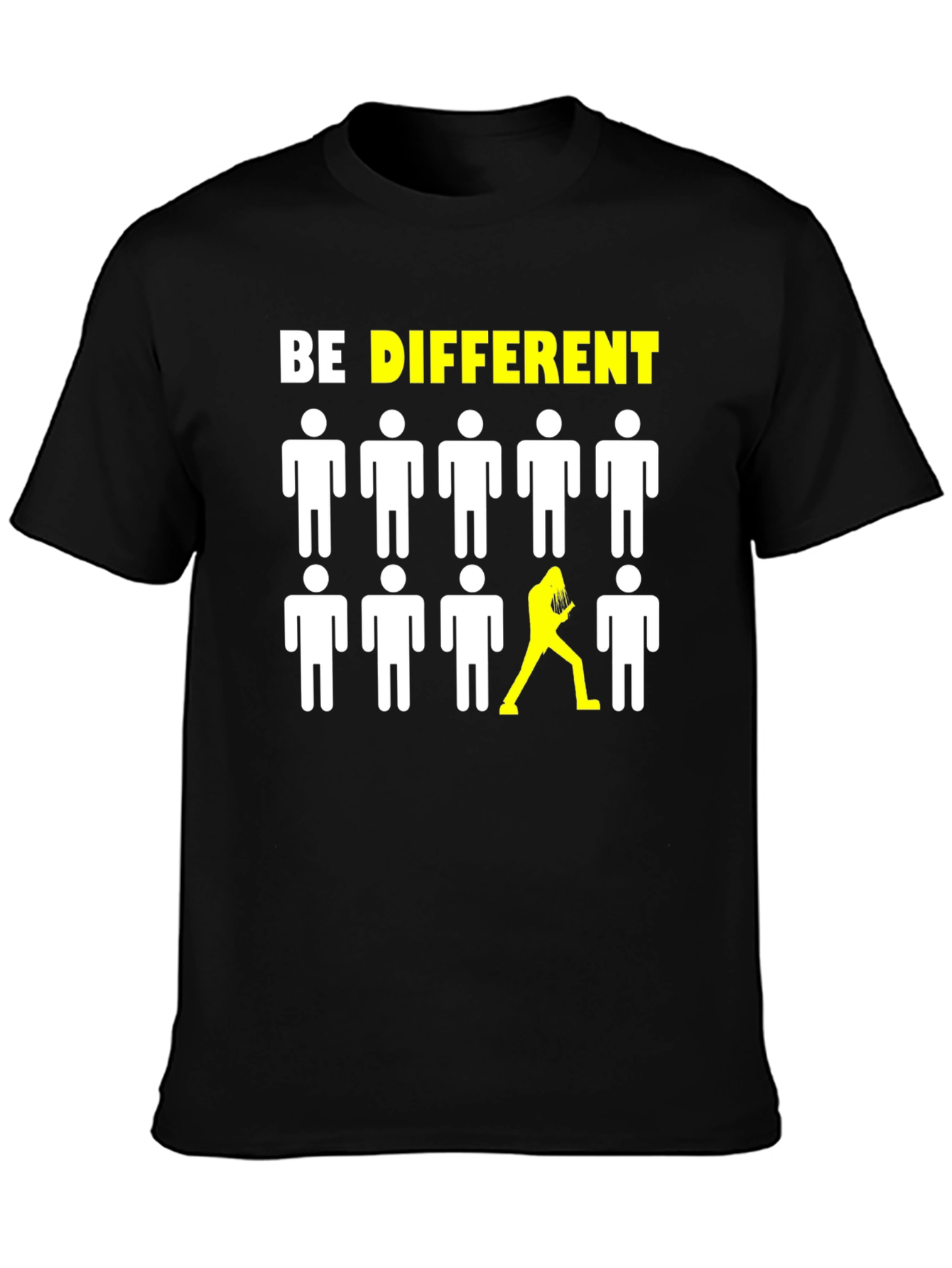Be Different Graphic Tee - Bold Statement Shirt