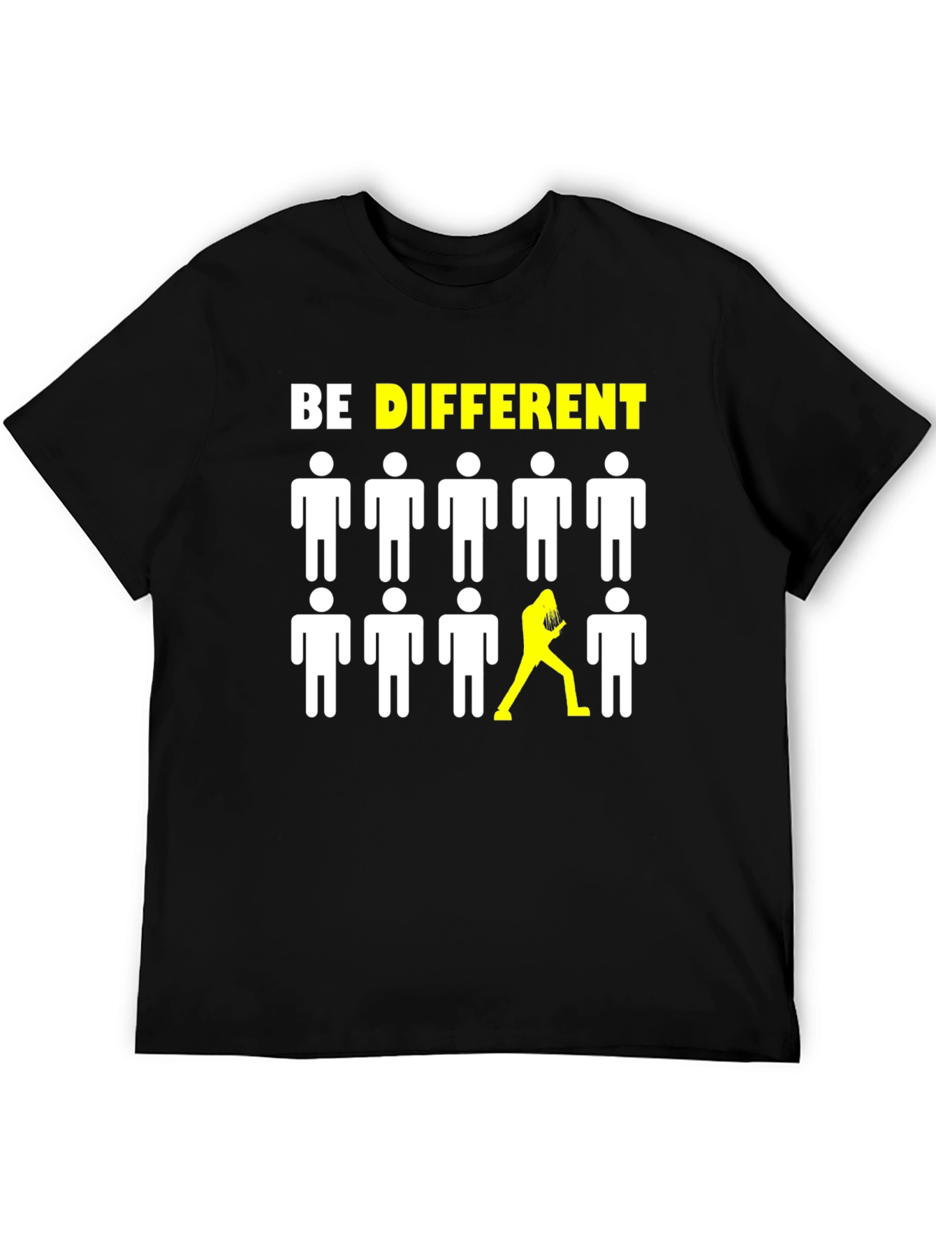 Be Different Graphic Tee - Bold Statement Shirt