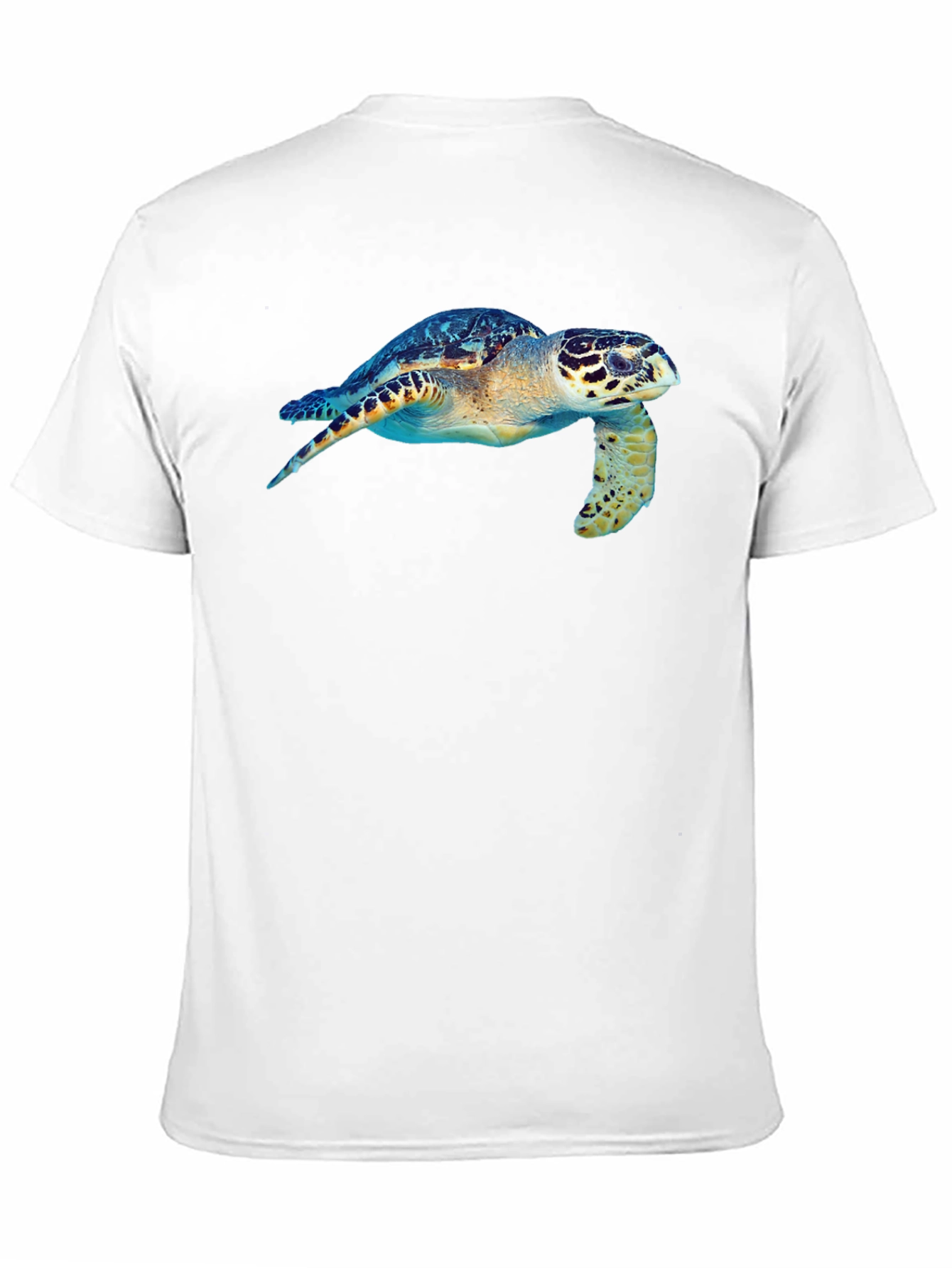 Sea Turtle Graphic Tee - Black Cotton T-Shirt