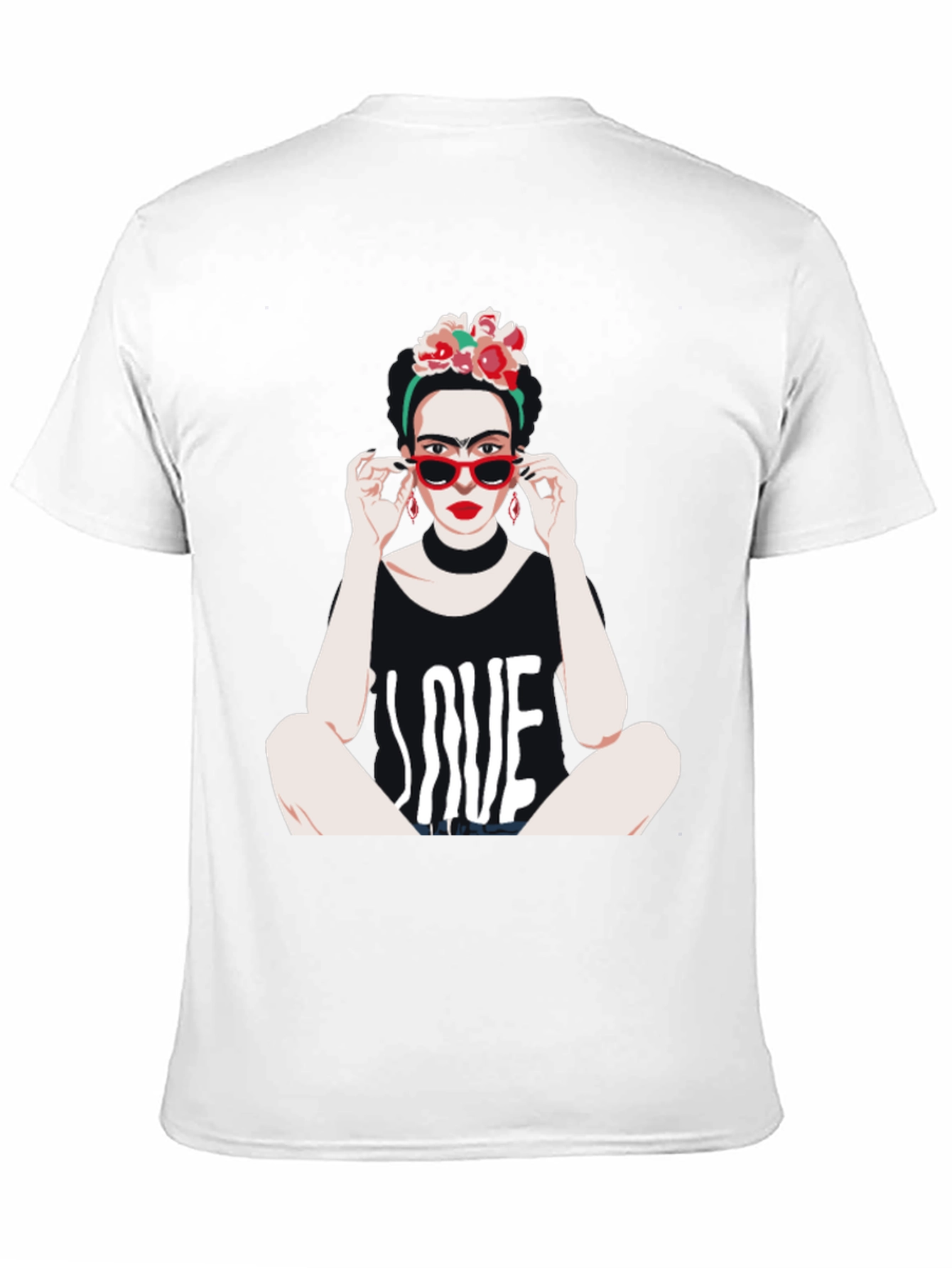 Frida Kahlo LOVE Graphic T-Shirt - Unique Artistic Design