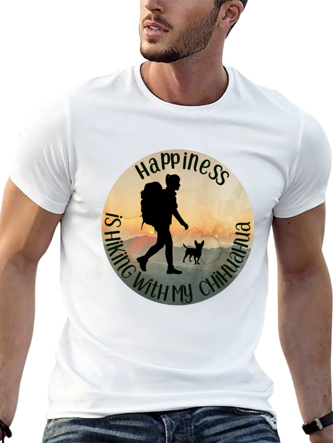 Hiking with Chihuahua T-Shirt