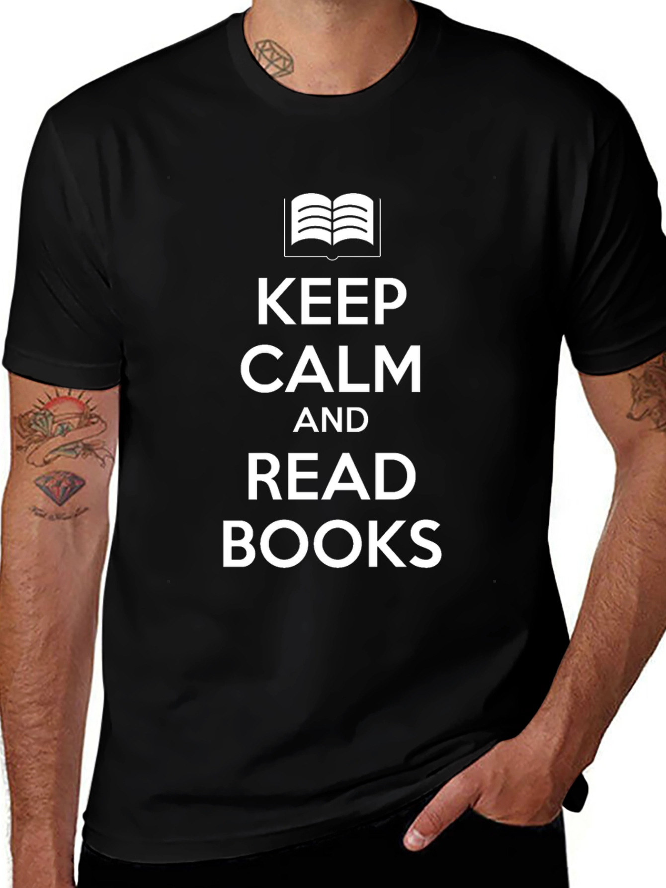 Keep Calm and Read Books T-Shirt