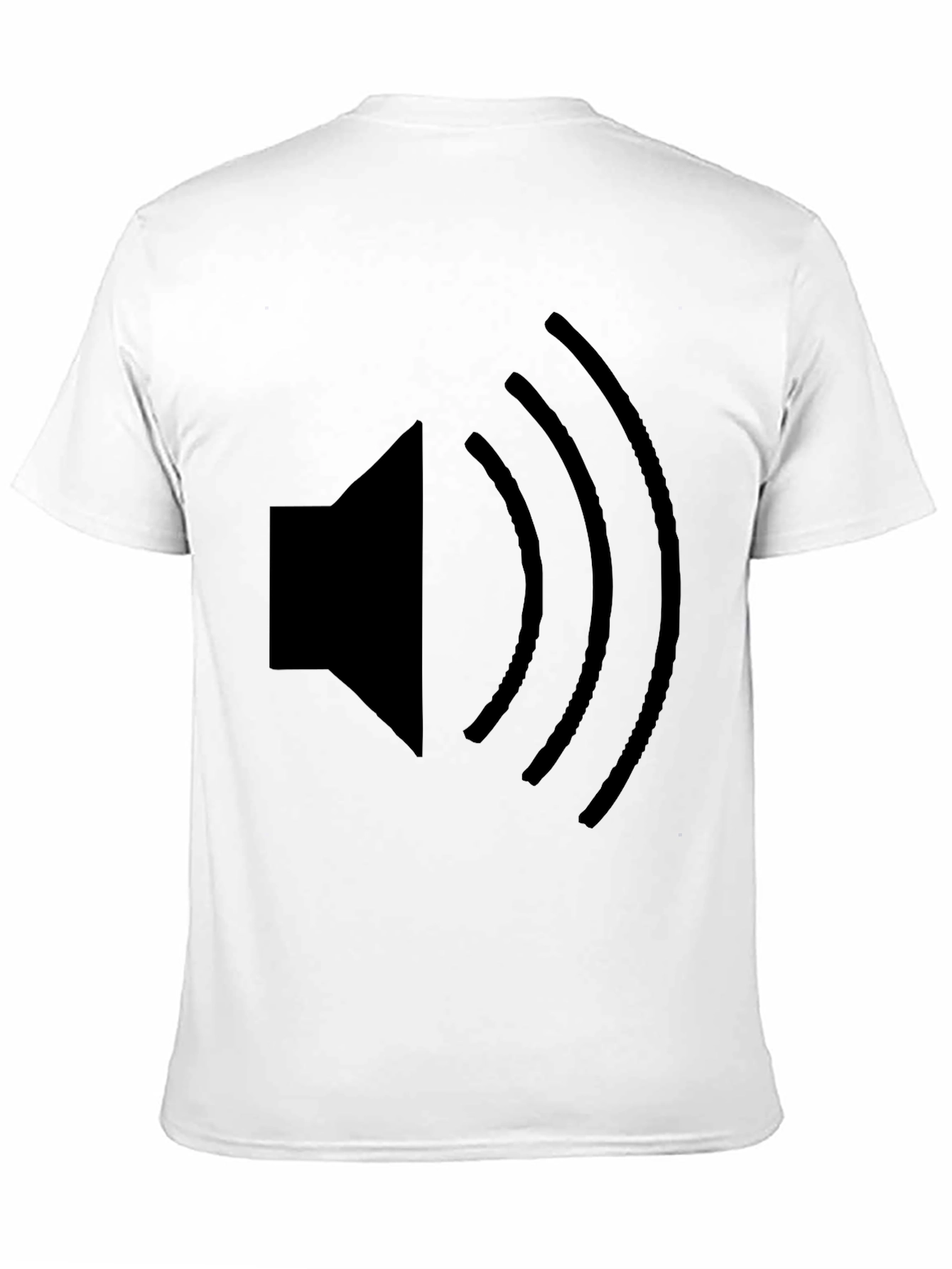 Black Speaker Graphic T-Shirt