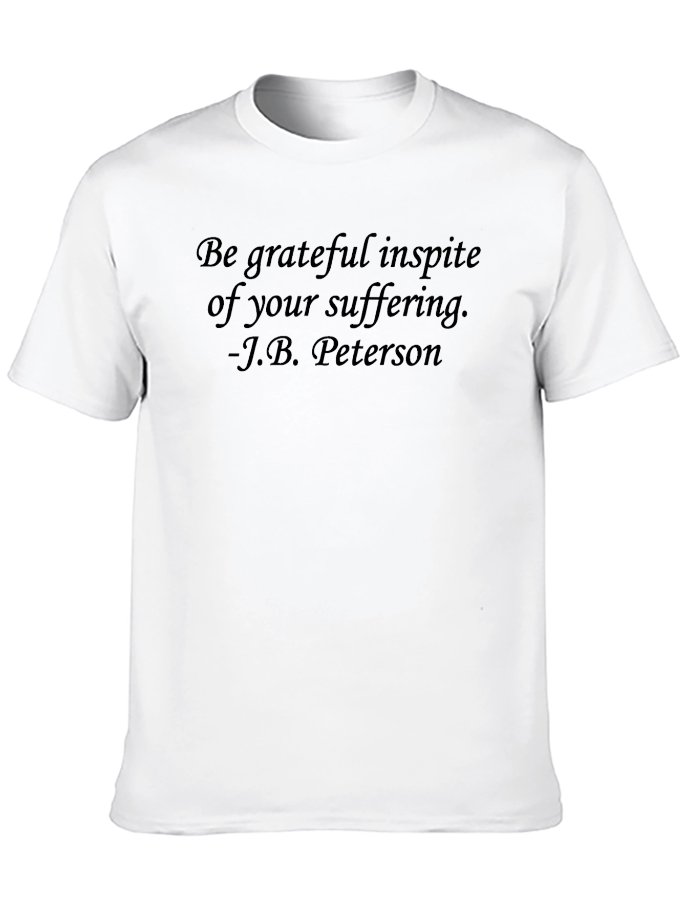 Be Grateful Inspirational Graphic Tee