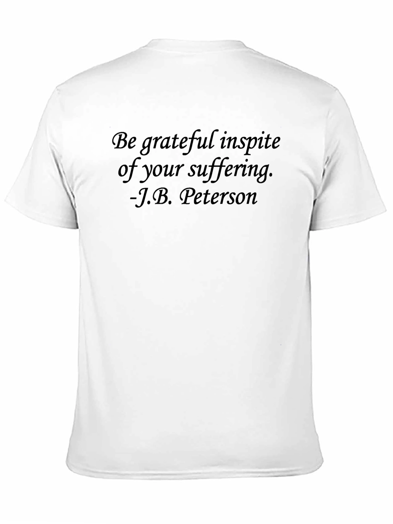 Be Grateful Inspirational Graphic Tee