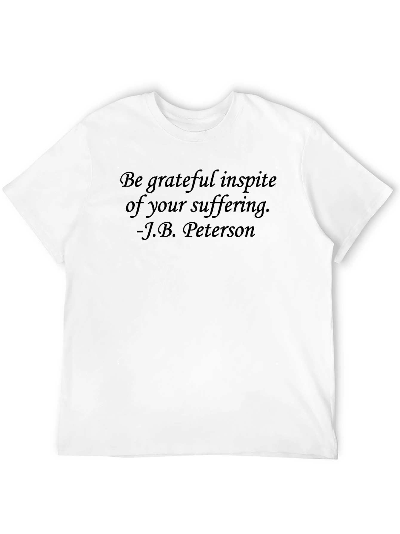 Be Grateful Inspirational Graphic Tee