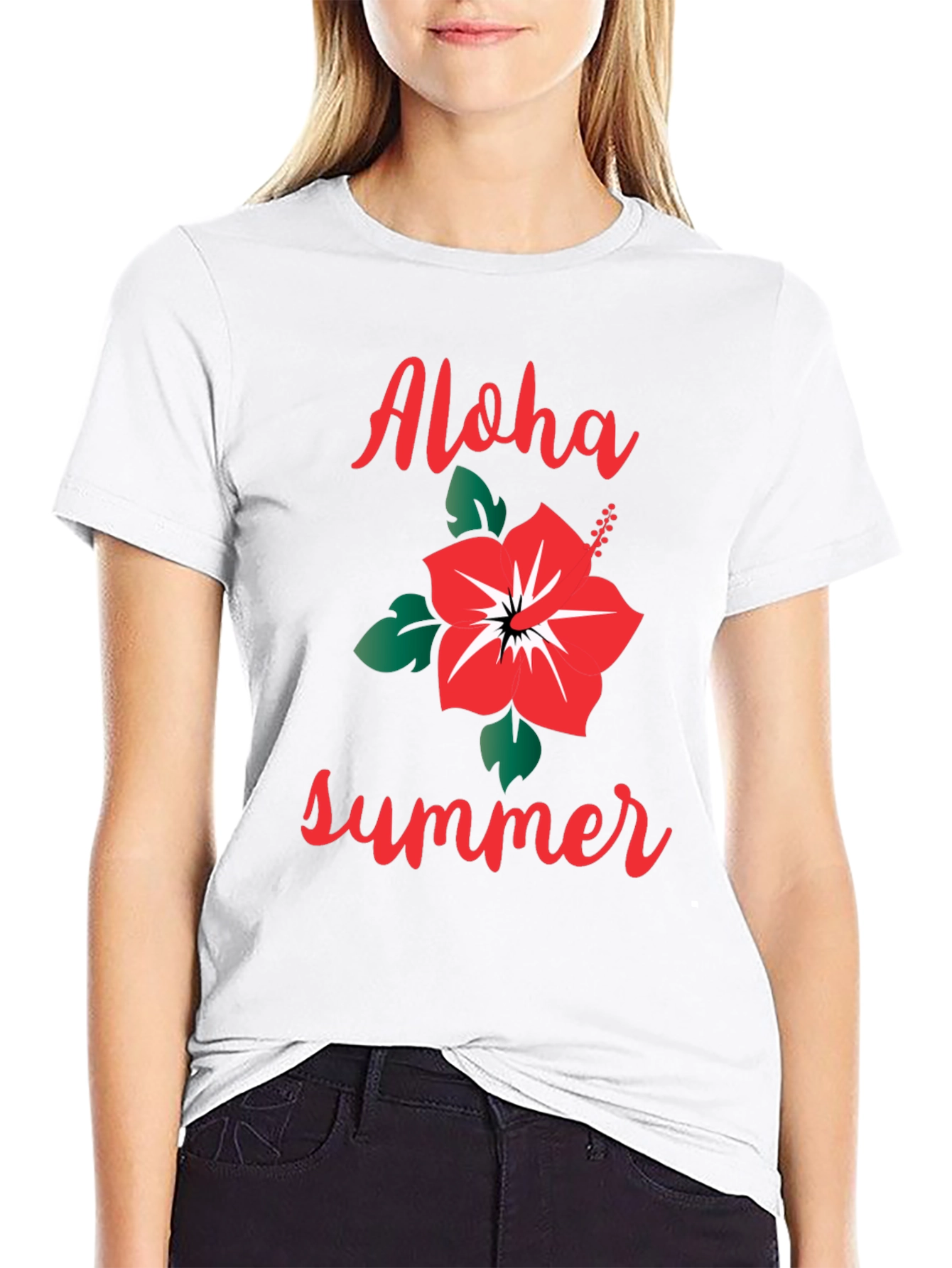Aloha Summer Graphic T-Shirt