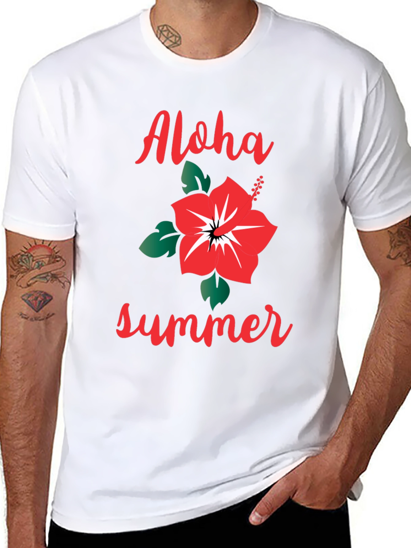 Aloha Summer Graphic T-Shirt