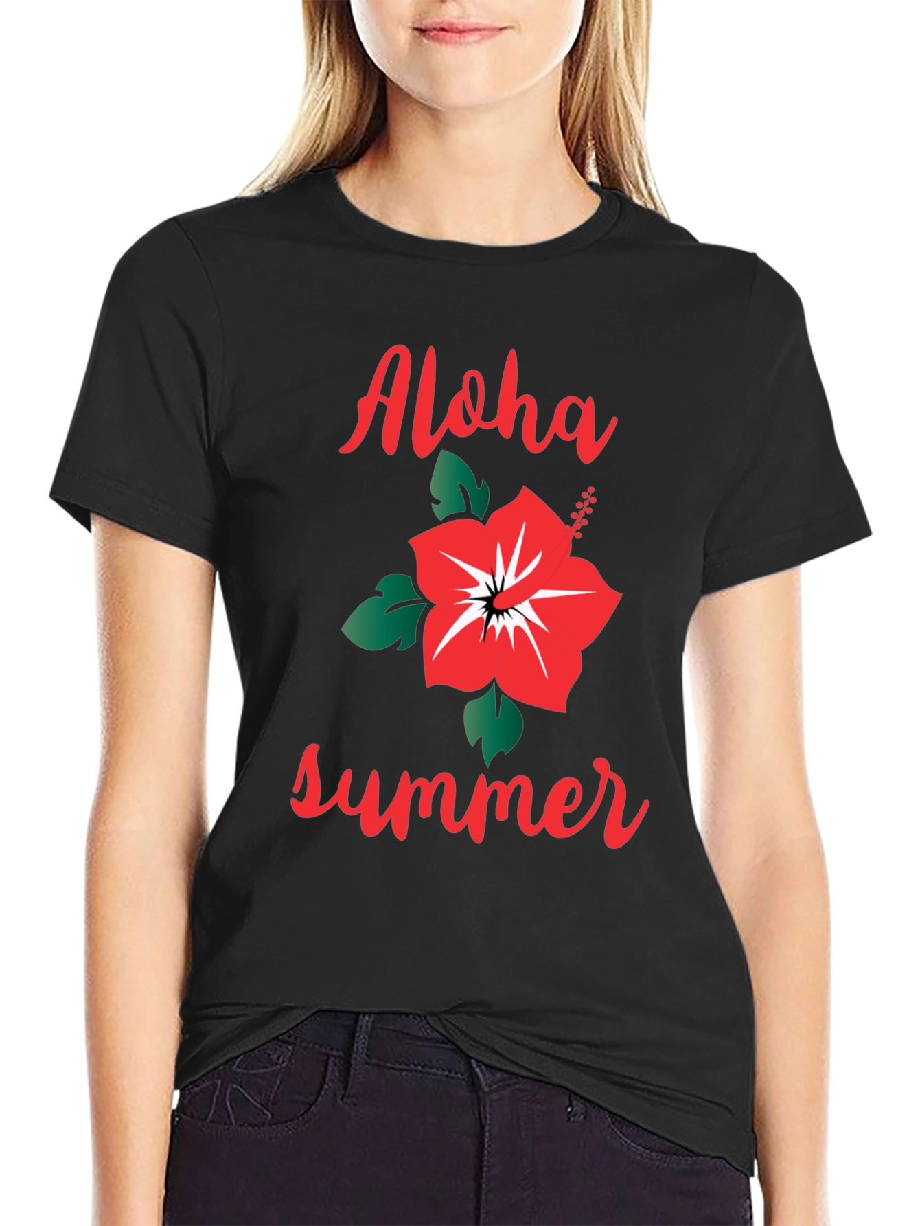 Aloha Summer Graphic T-Shirt