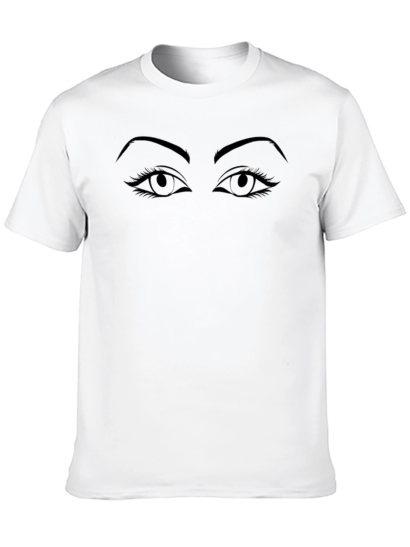 Eyes Graphic T-Shirt - Black Unisex Tee