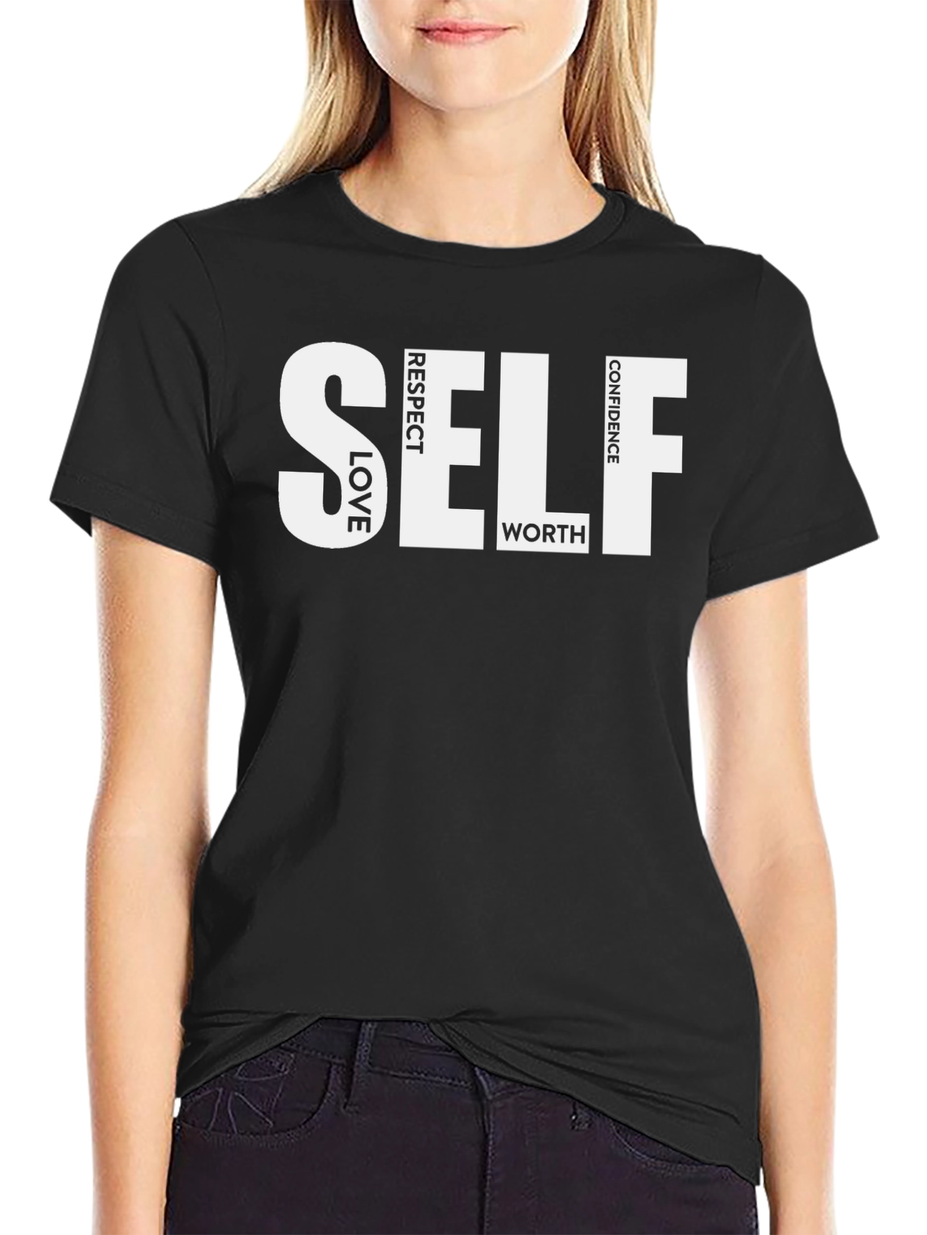 Self Love Graphic Tee - Black