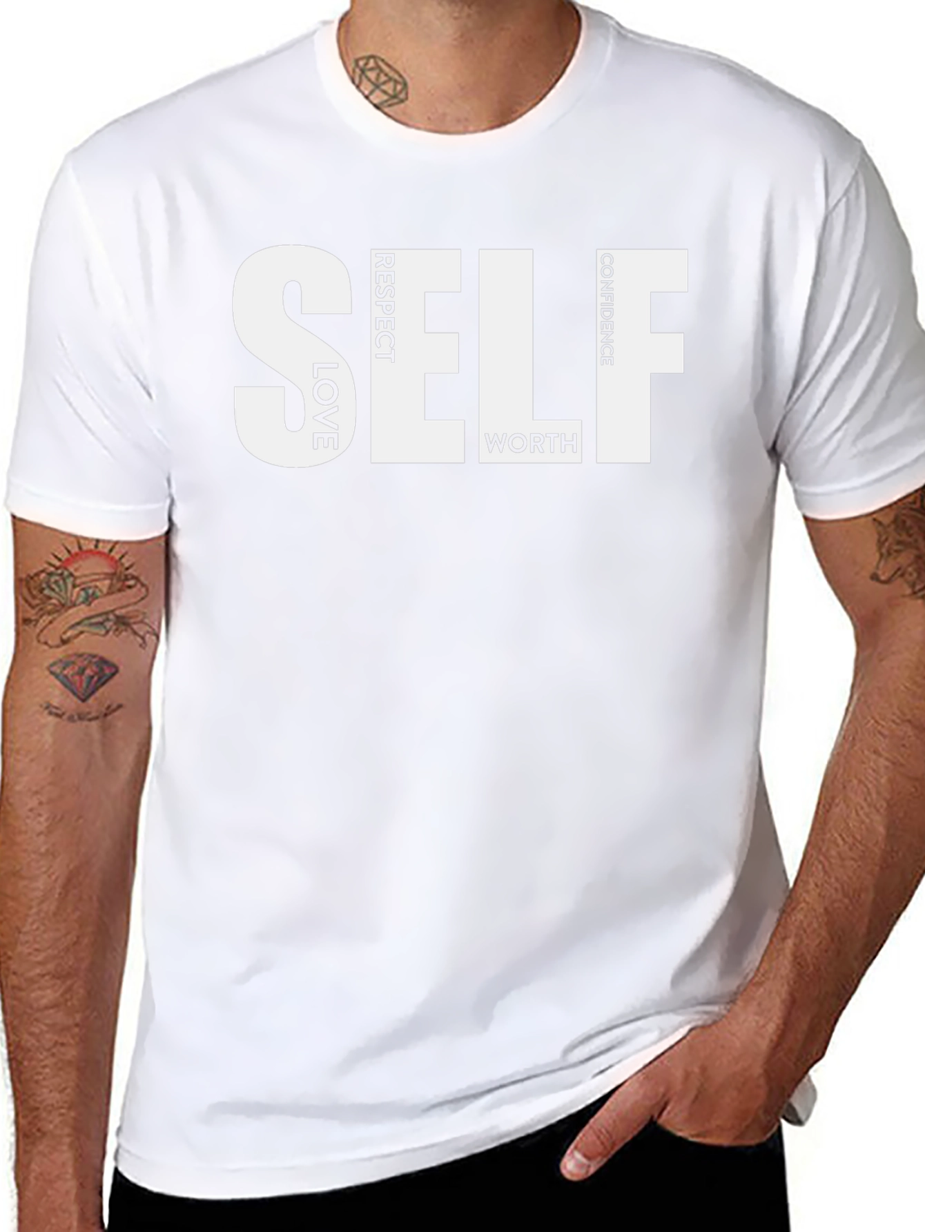 Self Love Graphic Tee - Black