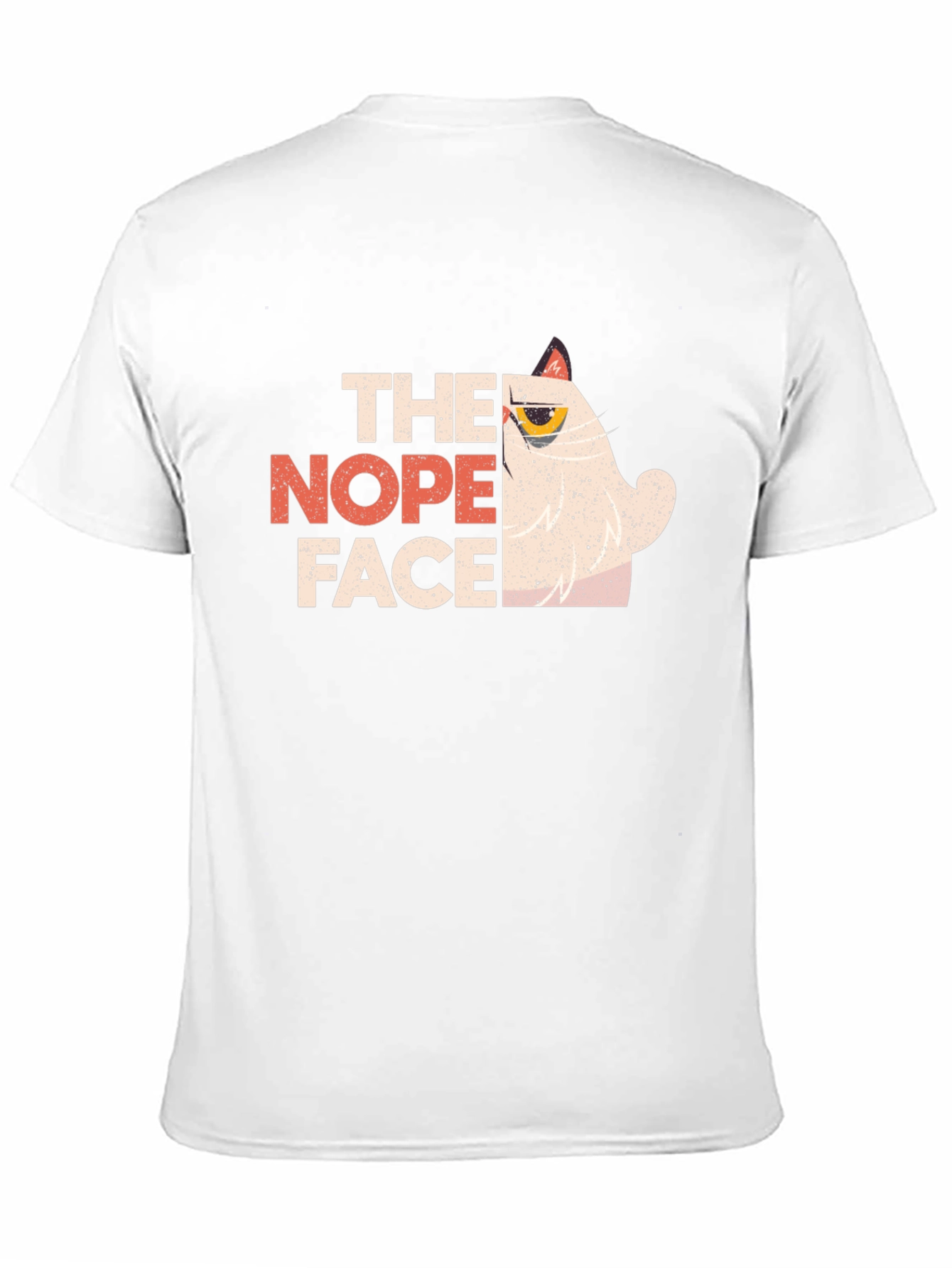 The Nope Face Grumpy Cat Graphic T-Shirt