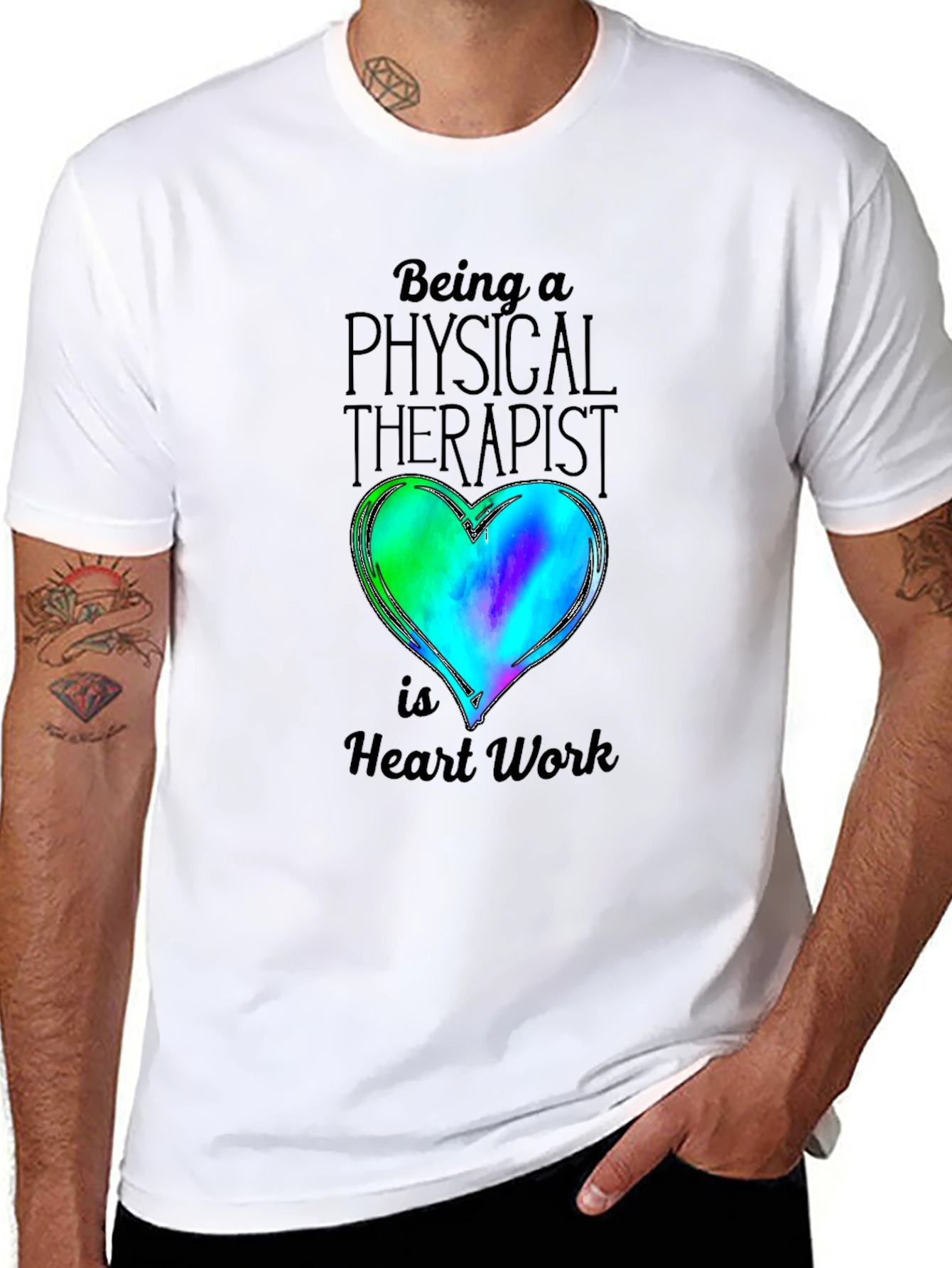 Physical Therapist Heart Work T-Shirt