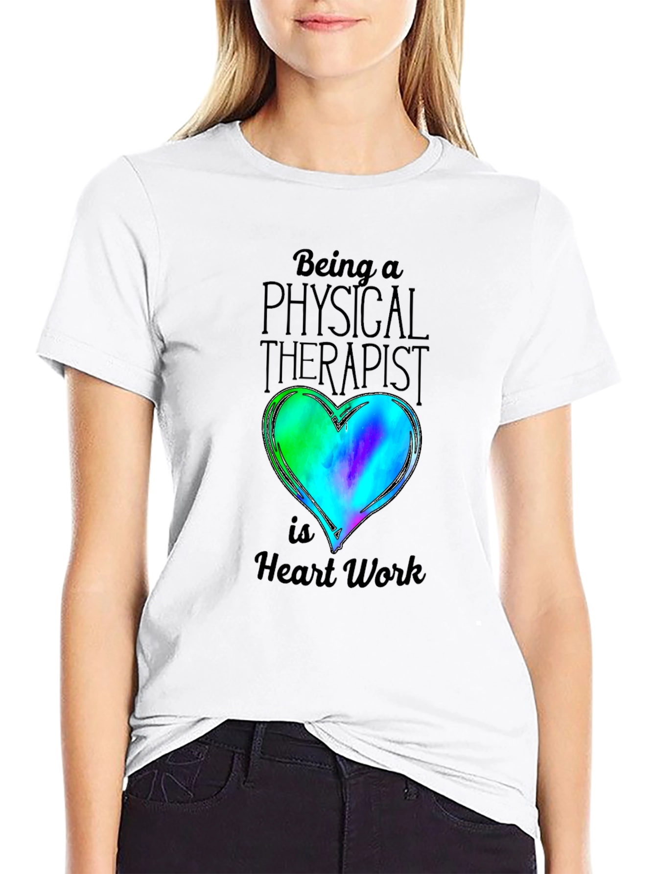 Physical Therapist Heart Work T-Shirt