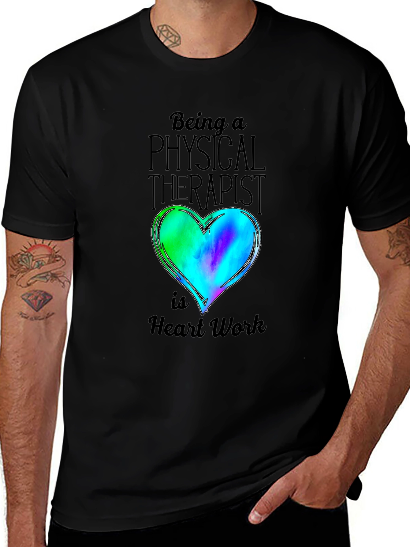 Physical Therapist Heart Work T-Shirt