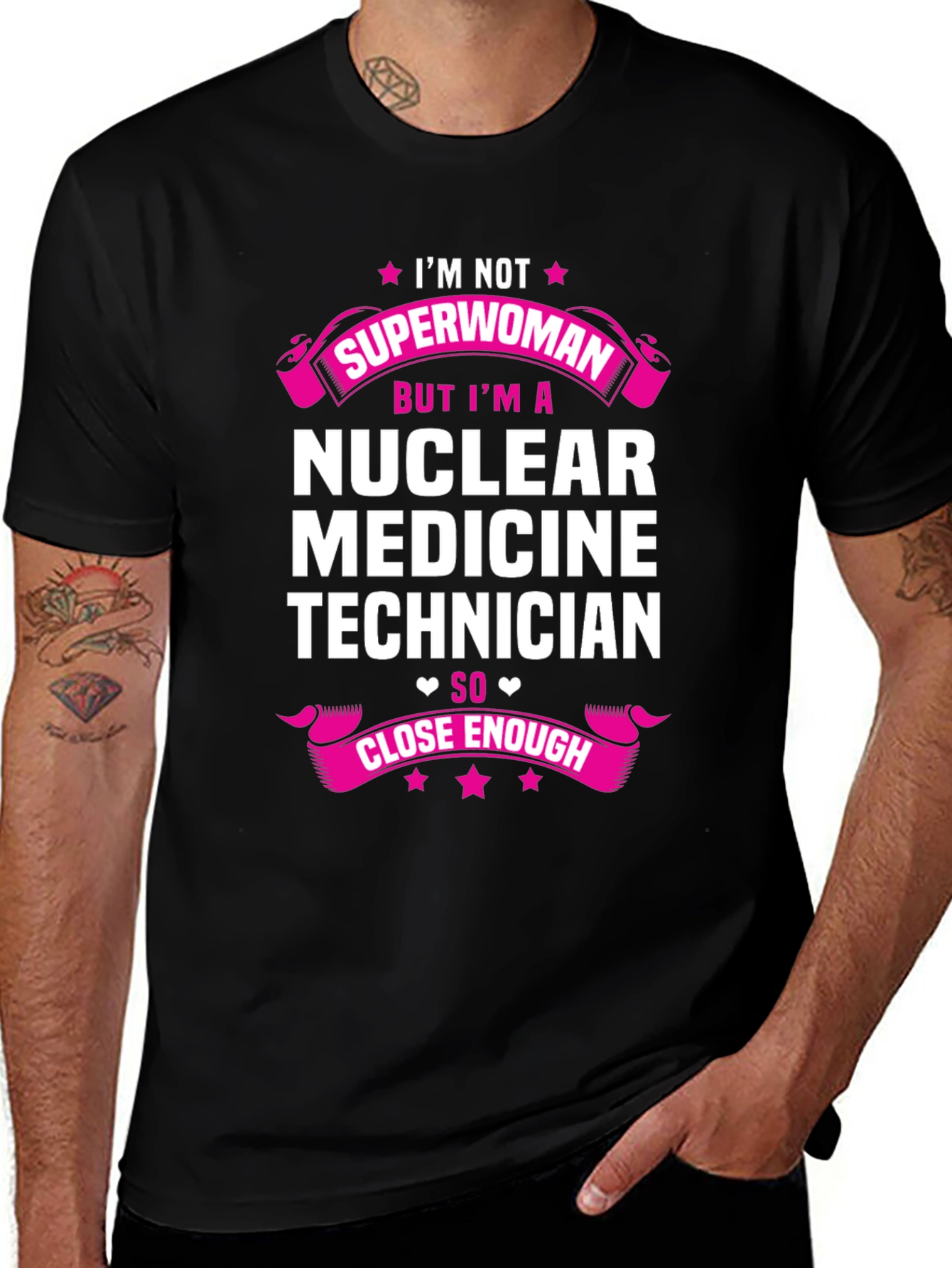 Nuclear Medicine Technician Superwoman T-Shirt