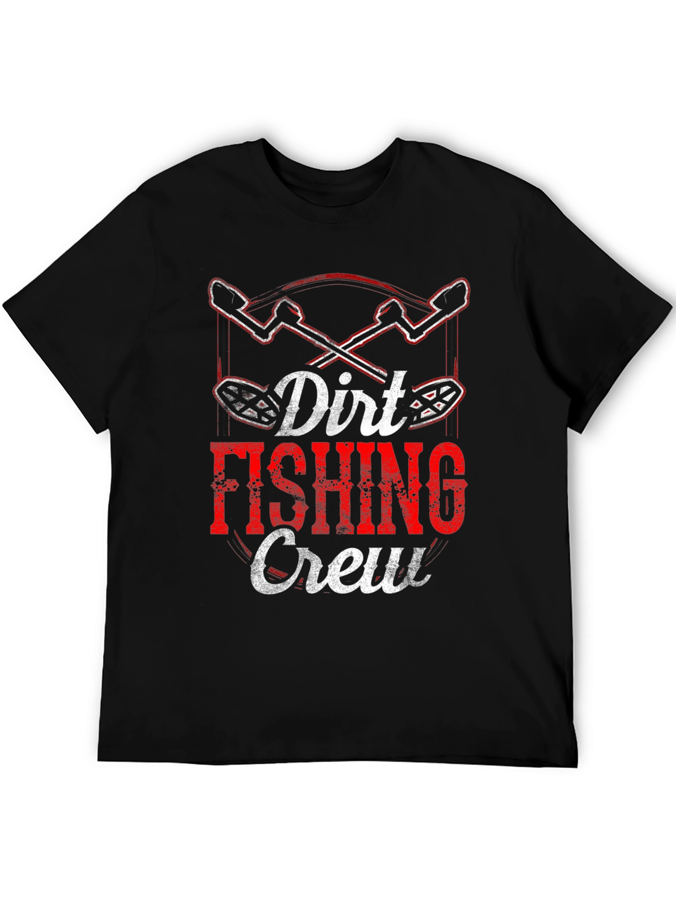 Dirt Fishing Crew Black T-Shirt