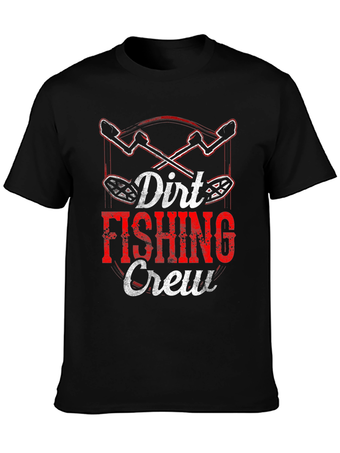 Dirt Fishing Crew Black T-Shirt