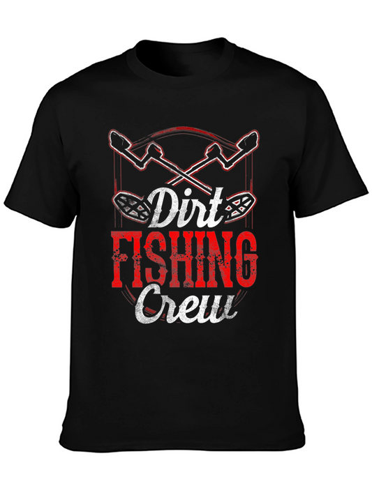 Dirt Fishing Crew Black T-Shirt