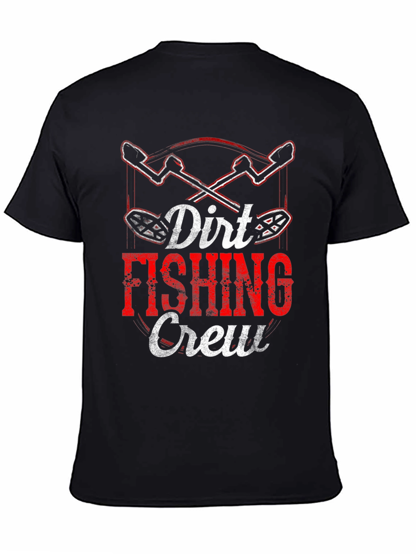 Dirt Fishing Crew Black T-Shirt
