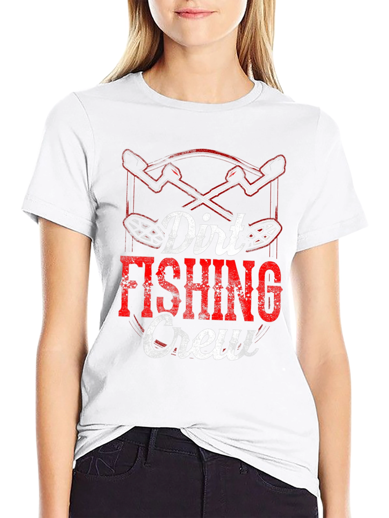 Dirt Fishing Crew Black T-Shirt