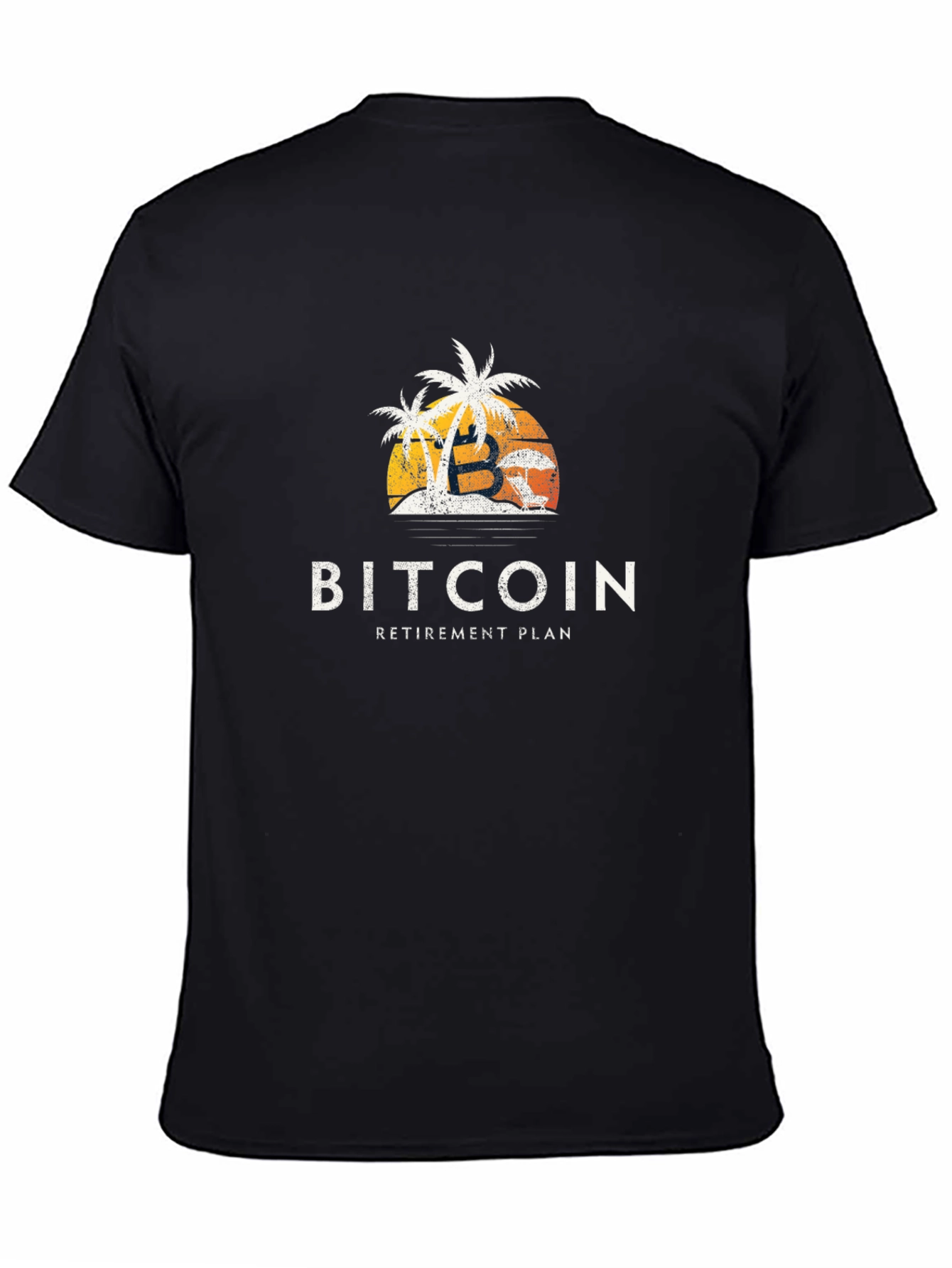 Bitcoin Retirement Plan Black T-Shirt
