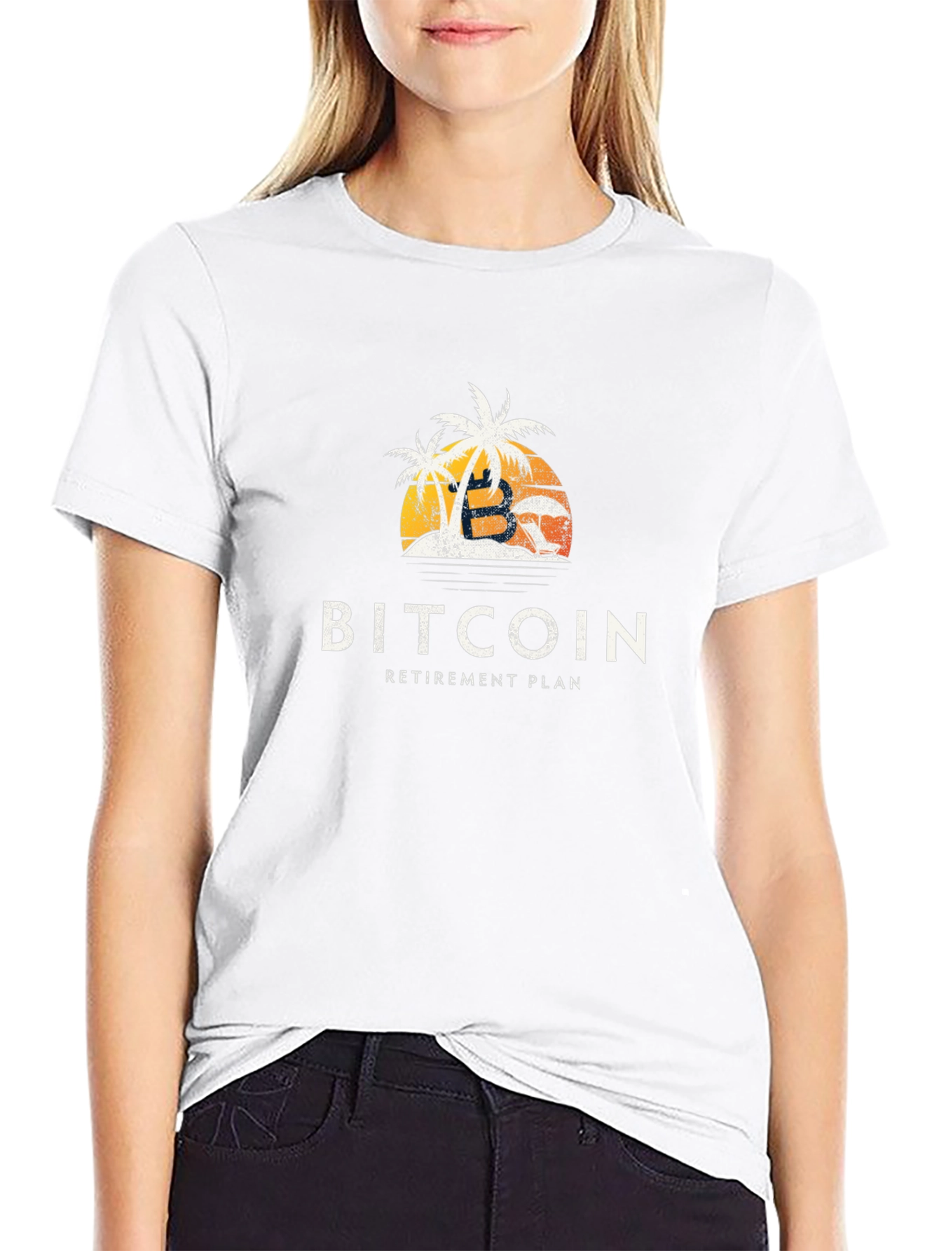 Bitcoin Retirement Plan Black T-Shirt