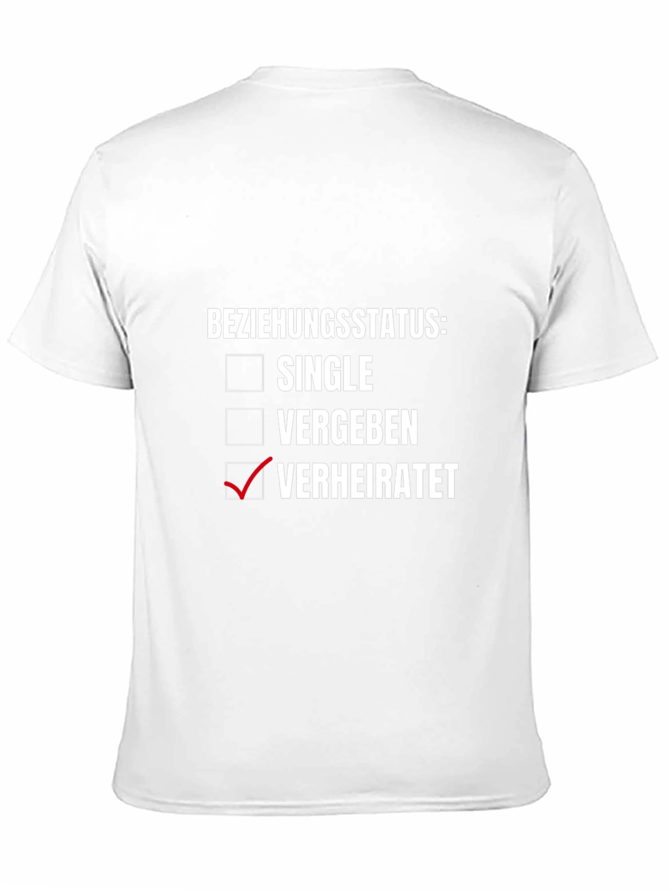 Funny Married T-Shirt - Beziehungstatus Verheiratet