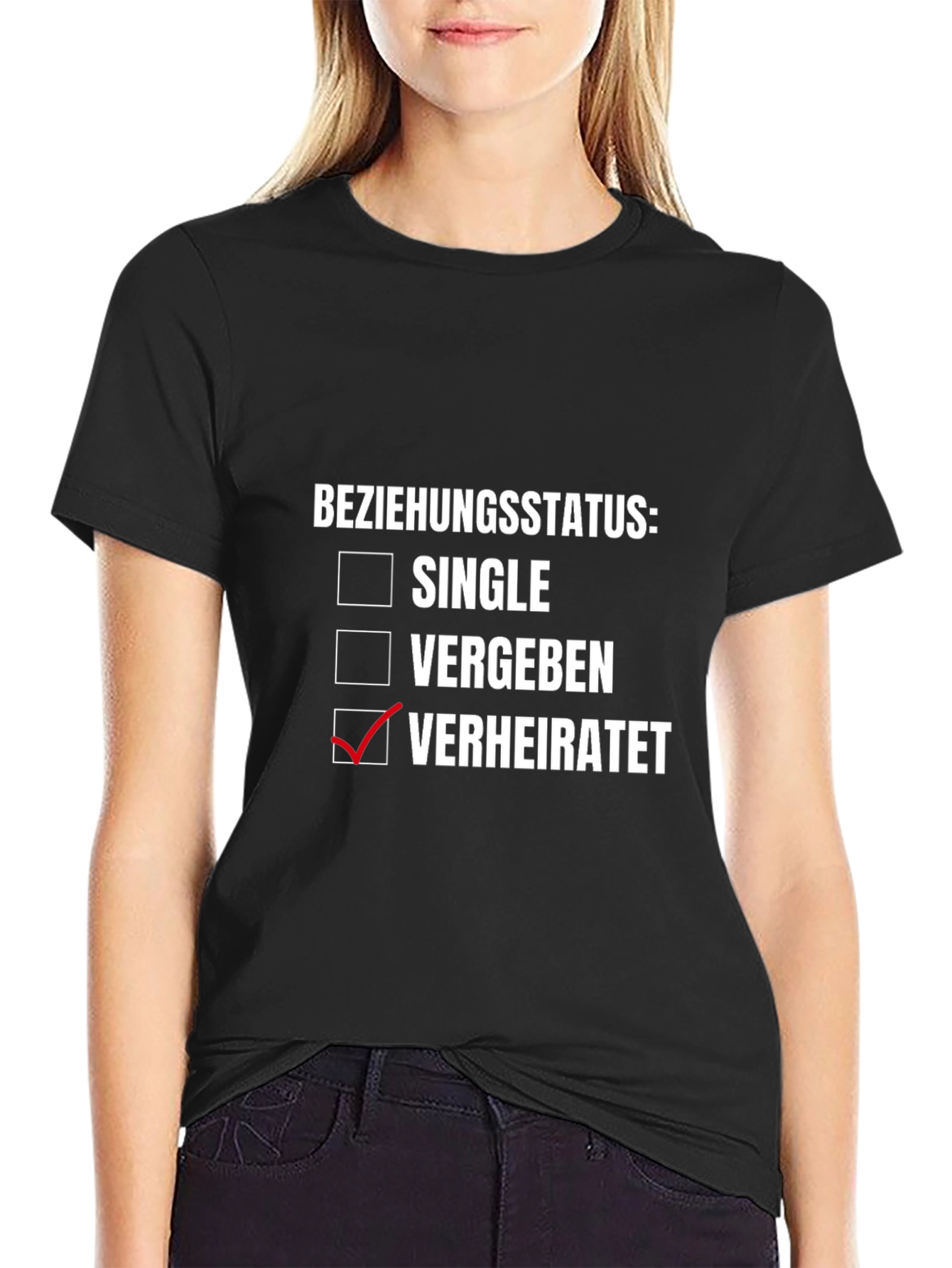Funny Married T-Shirt - Beziehungstatus Verheiratet