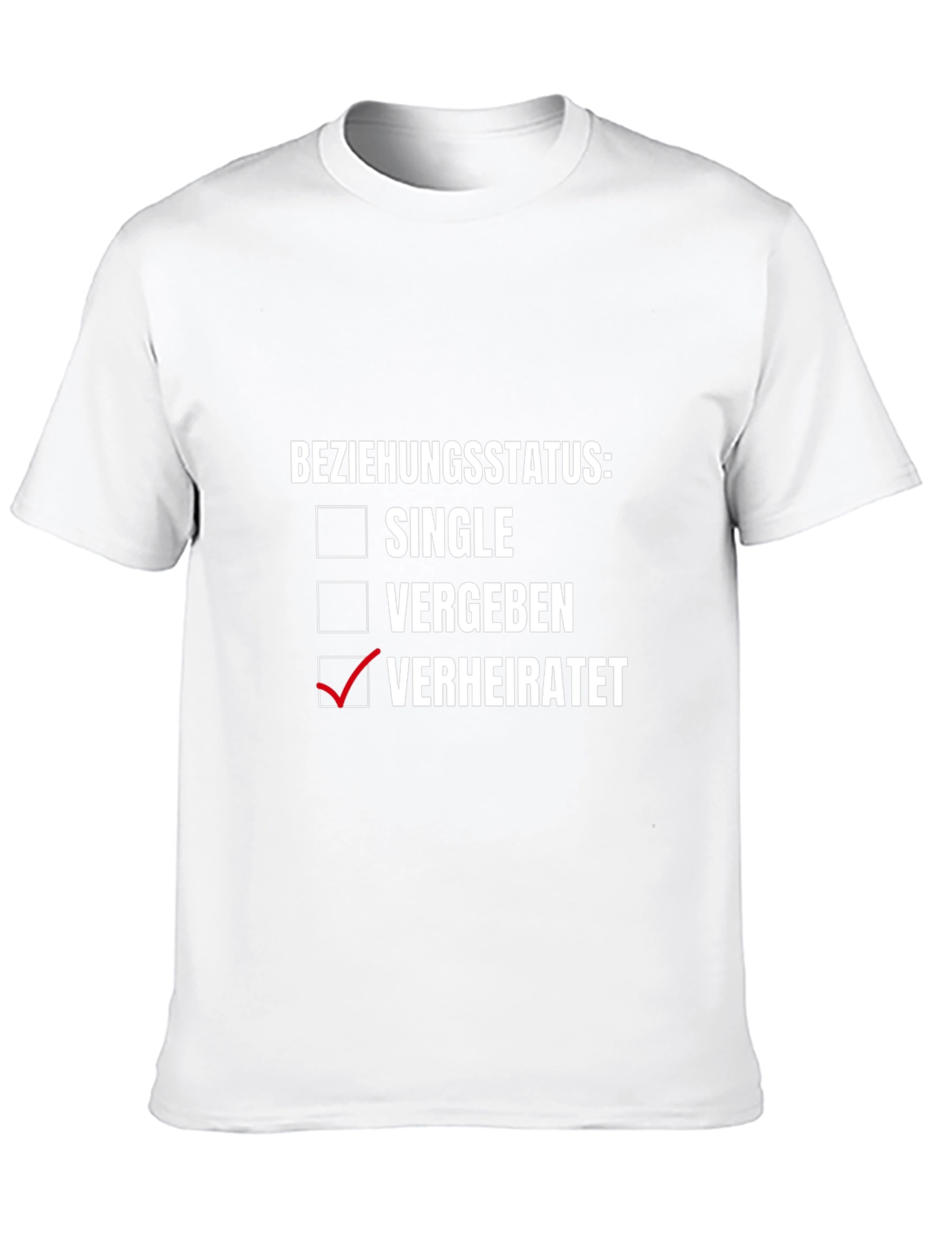 Funny Married T-Shirt - Beziehungstatus Verheiratet