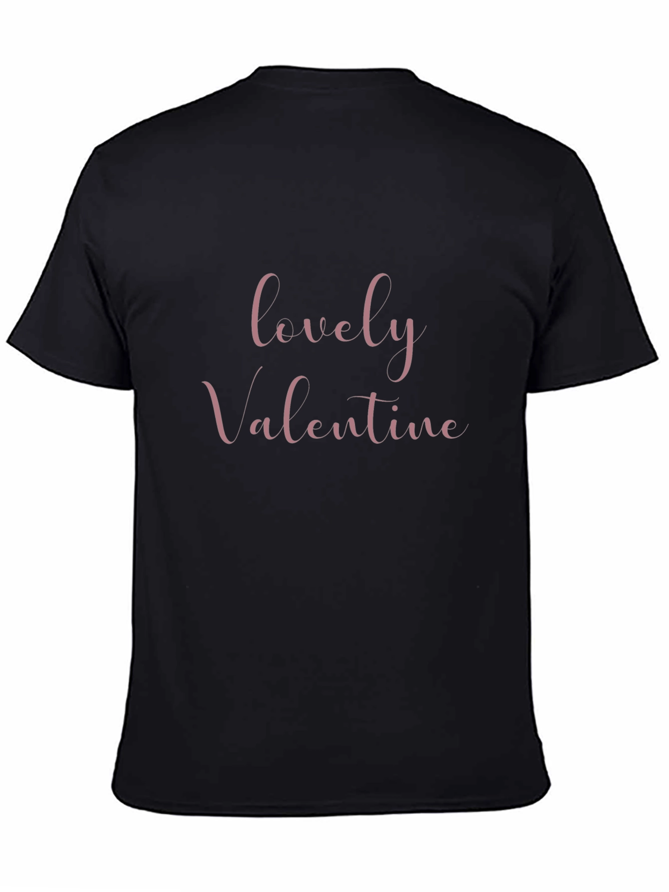 Lovely Valentine Black T-Shirt
