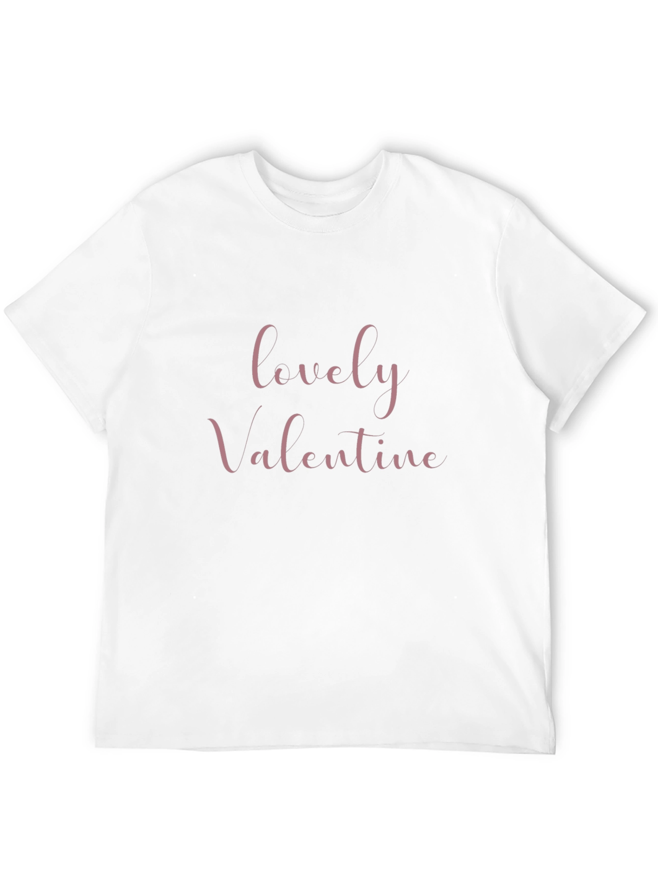 Lovely Valentine Black T-Shirt