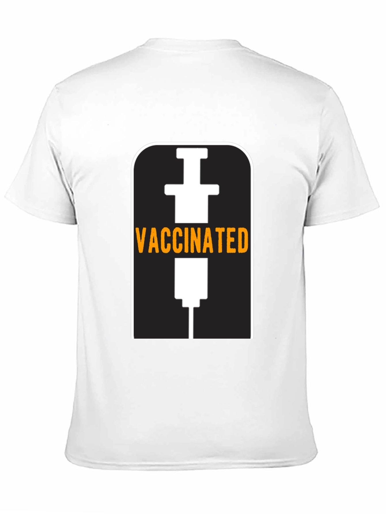 Vaccinated T-Shirt - Black - Novelty Design