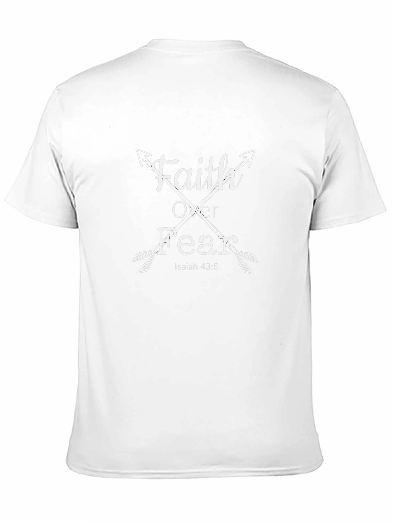 Faith Over Fear Arrow Graphic T-Shirt