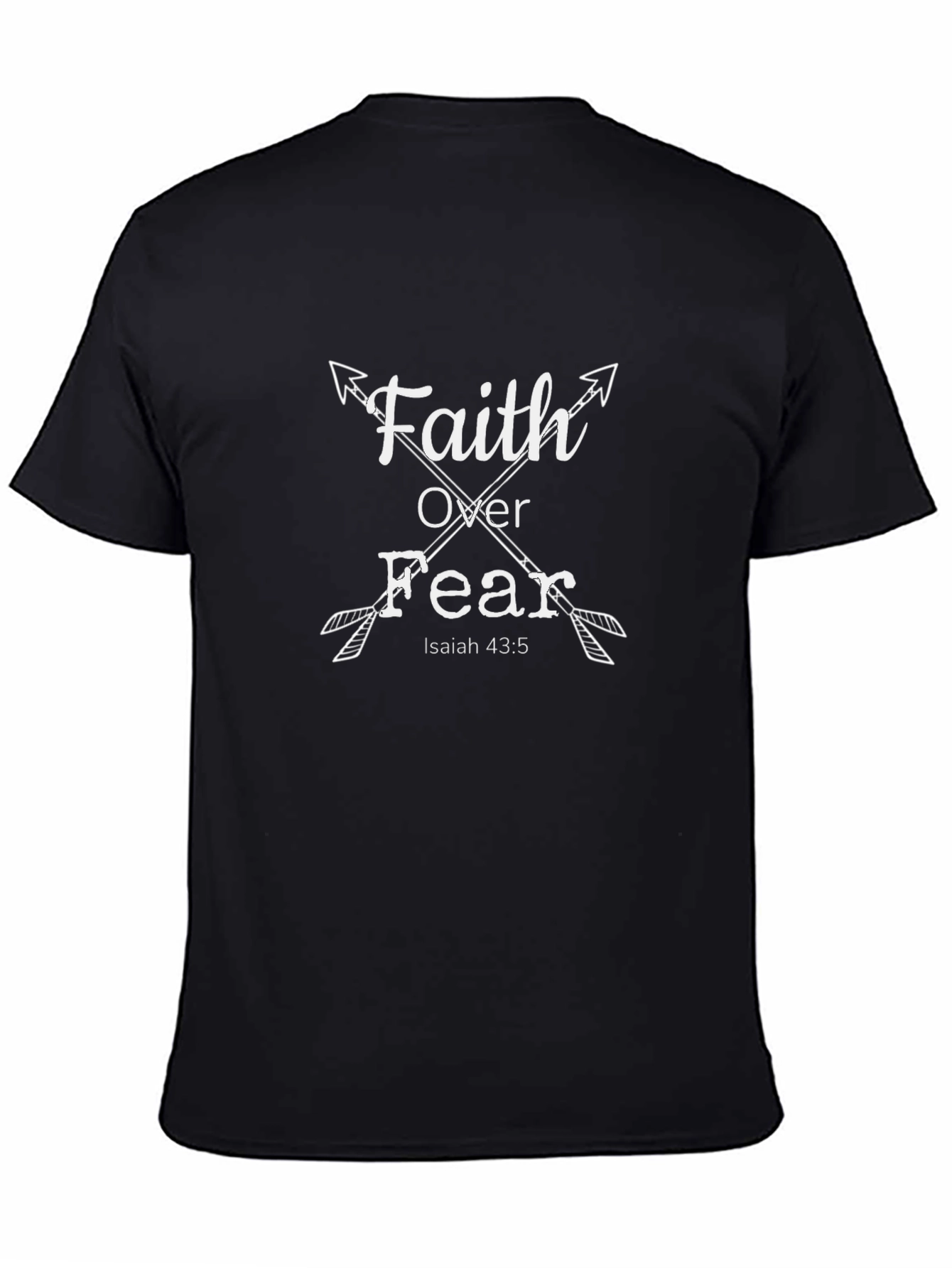 Faith Over Fear Arrow Graphic T-Shirt