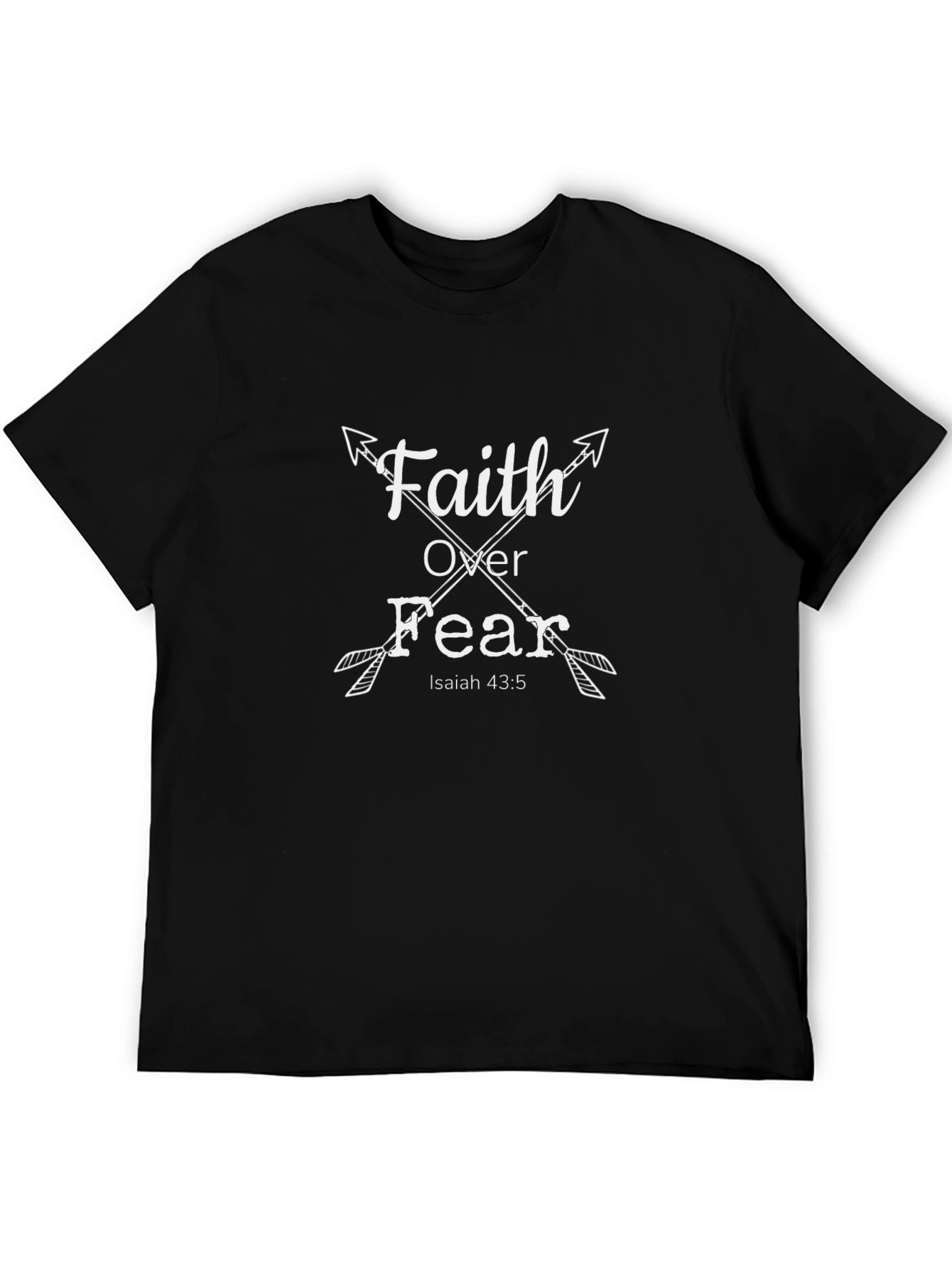 Faith Over Fear Arrow Graphic T-Shirt