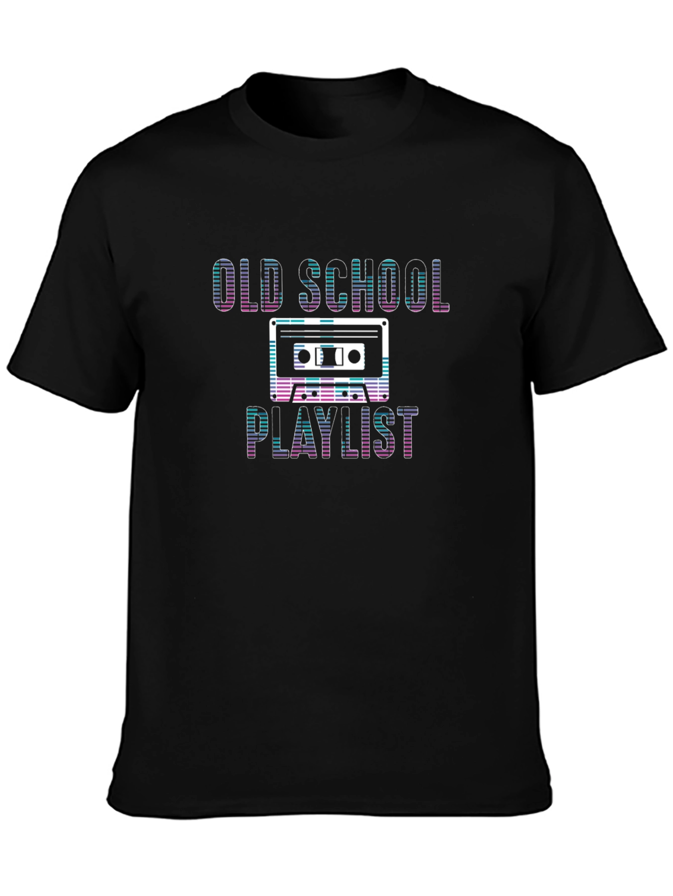 Retro Old School Playlist Graphic T-Shirt