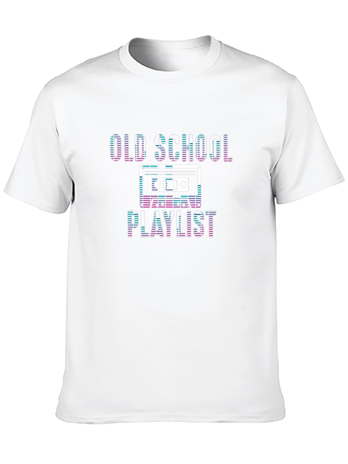 Retro Old School Playlist Graphic T-Shirt