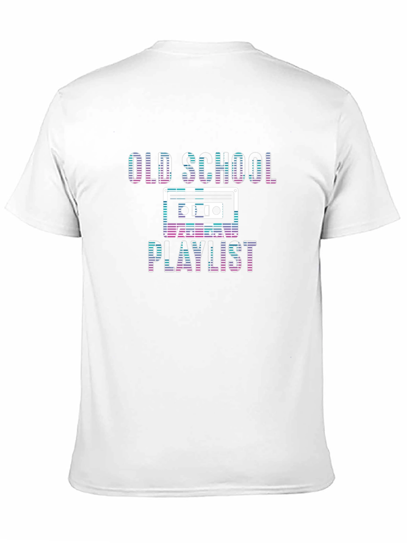 Retro Old School Playlist Graphic T-Shirt