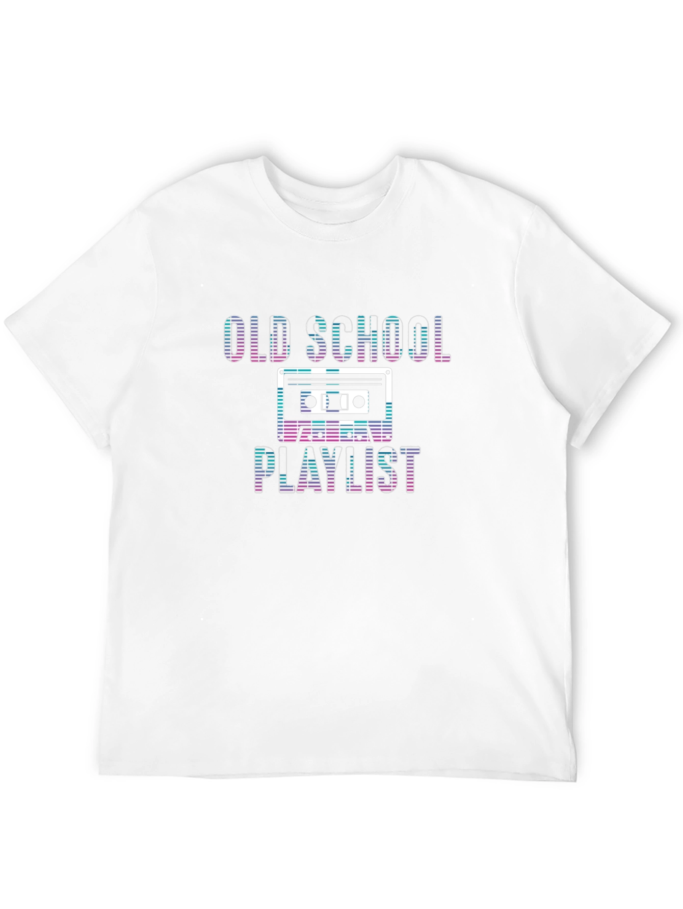Retro Old School Playlist Graphic T-Shirt